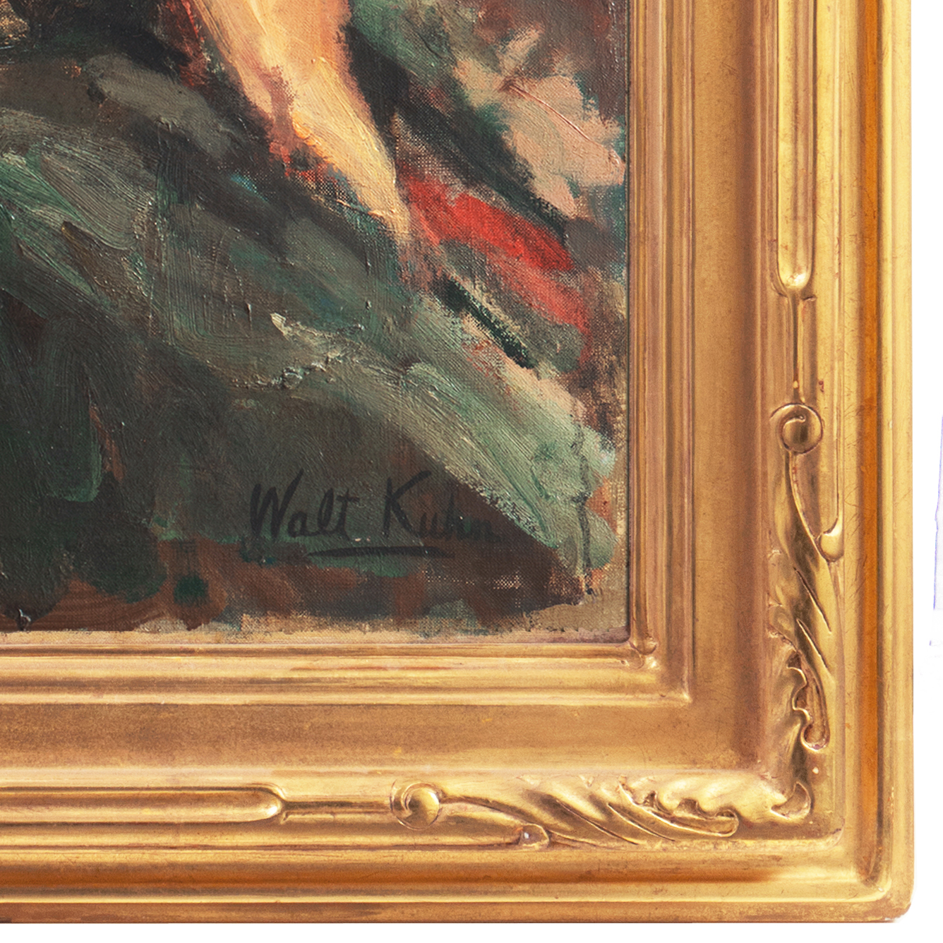 Walt Kuhn Oil Painting "Portrait of a Young Woman (Kathy)"