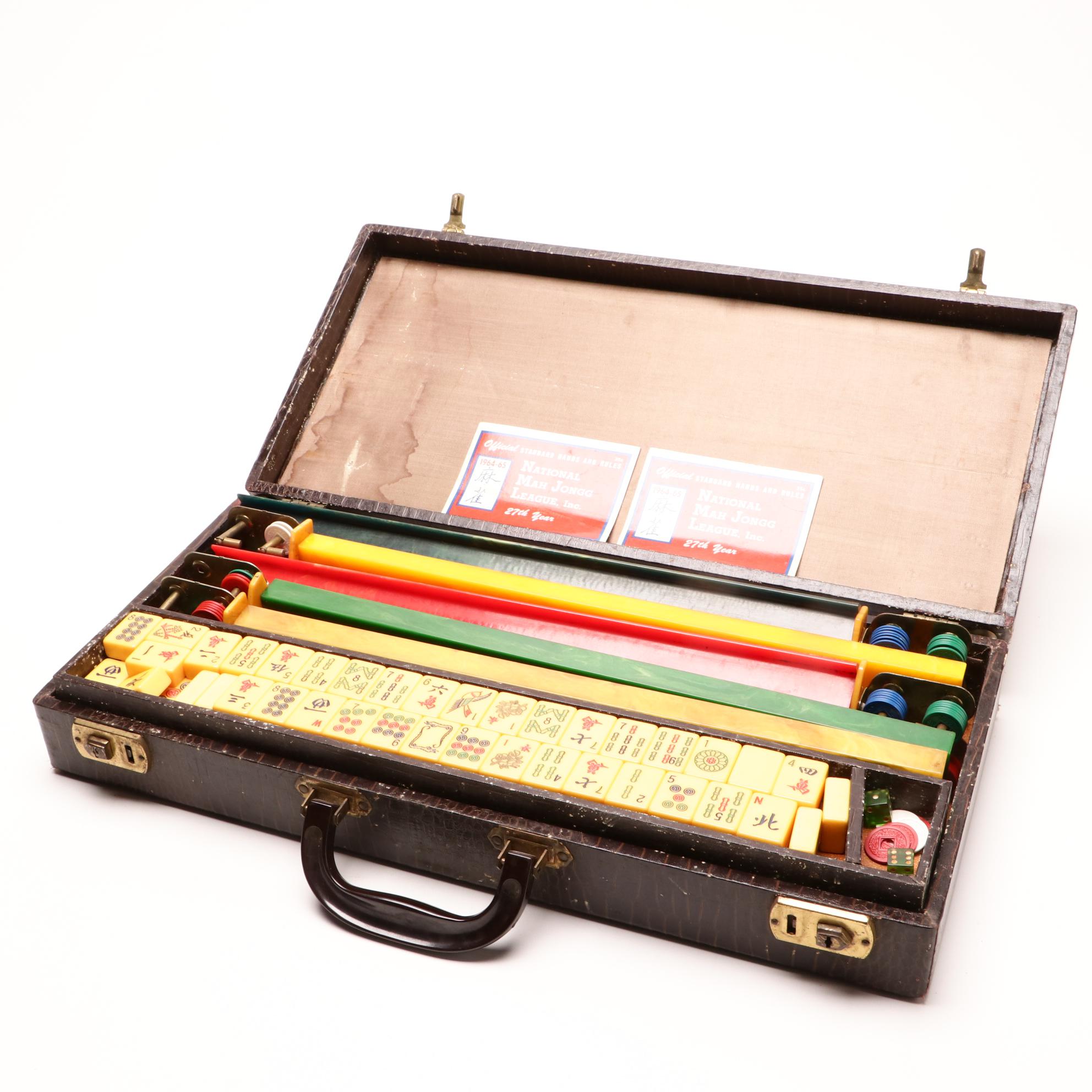 Circa 1964-1965 Mahjong Set with Case