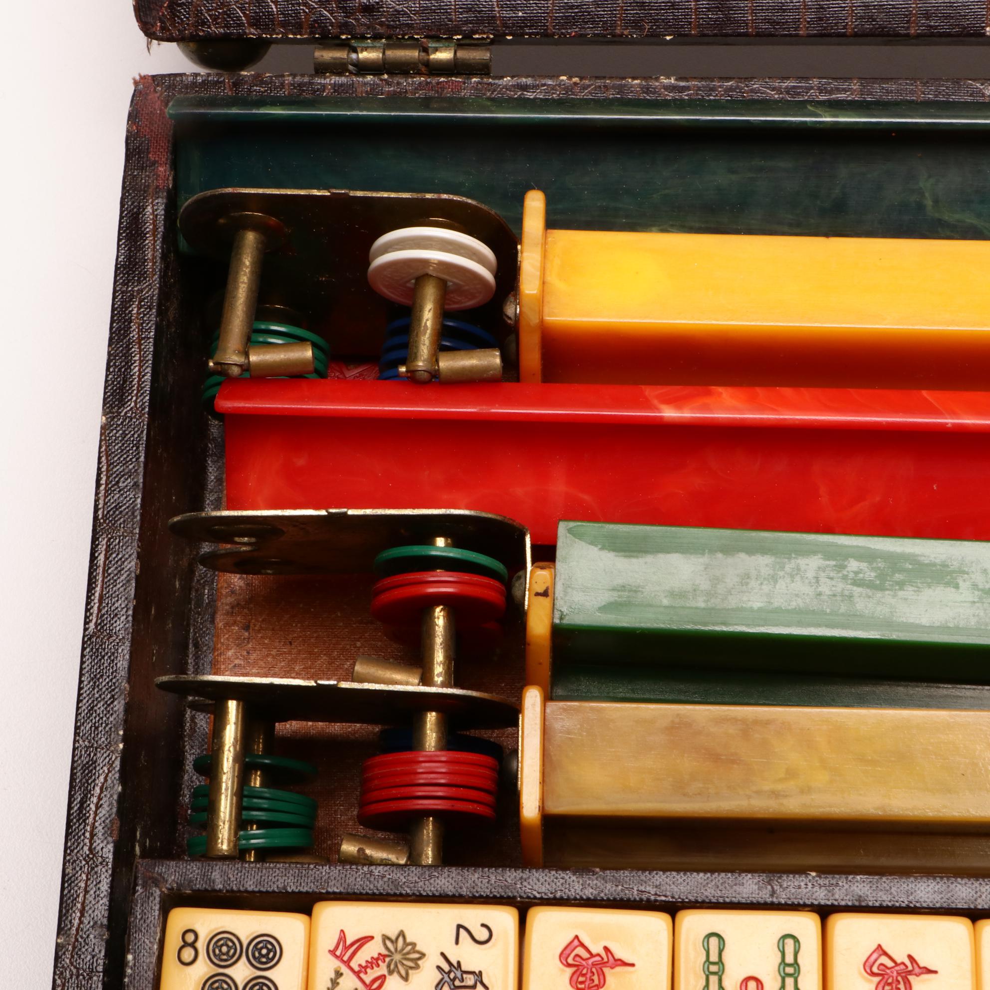 Circa 1964-1965 Mahjong Set with Case