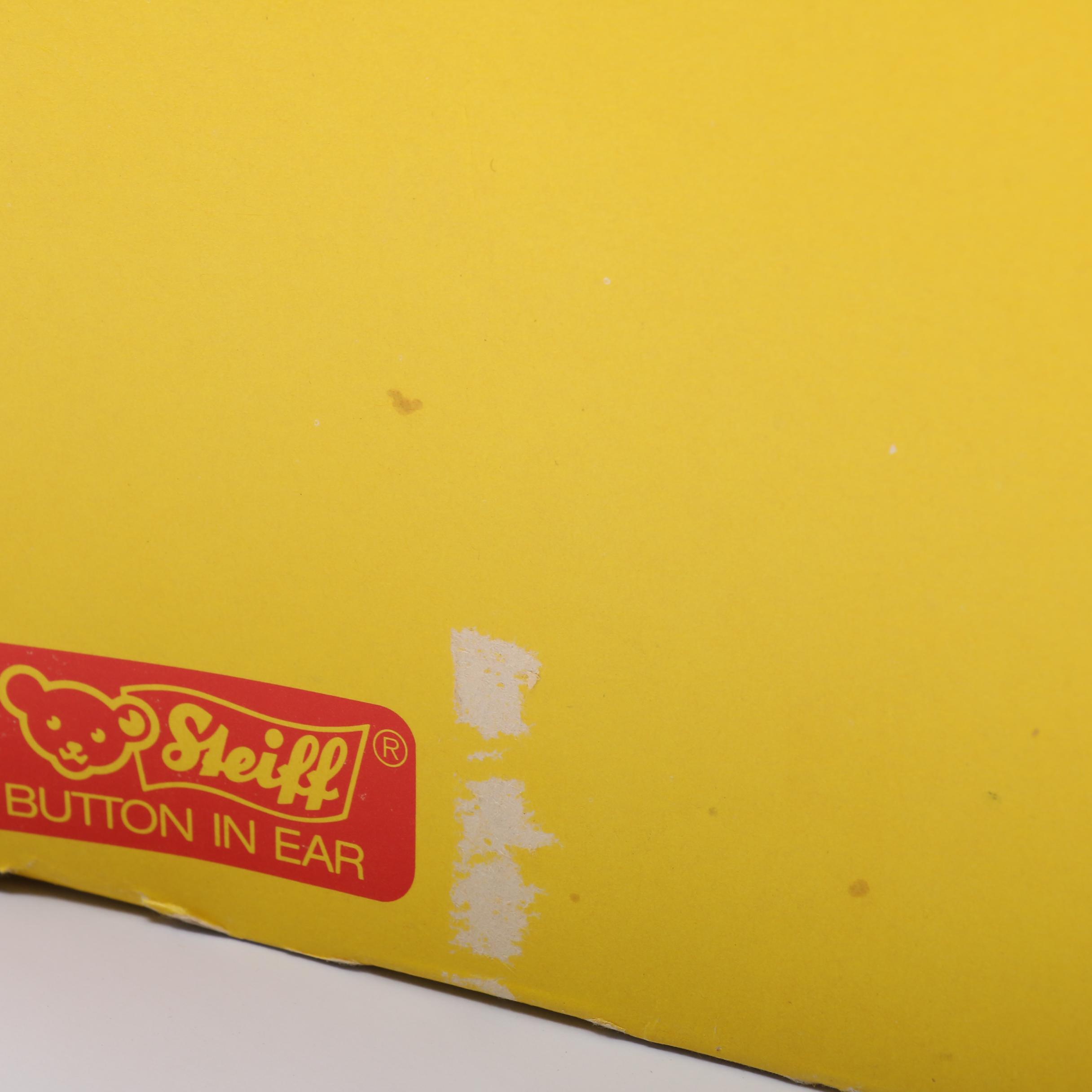 German Steiff Stuffed Bears, Tumbling Bear and Gift Boxes