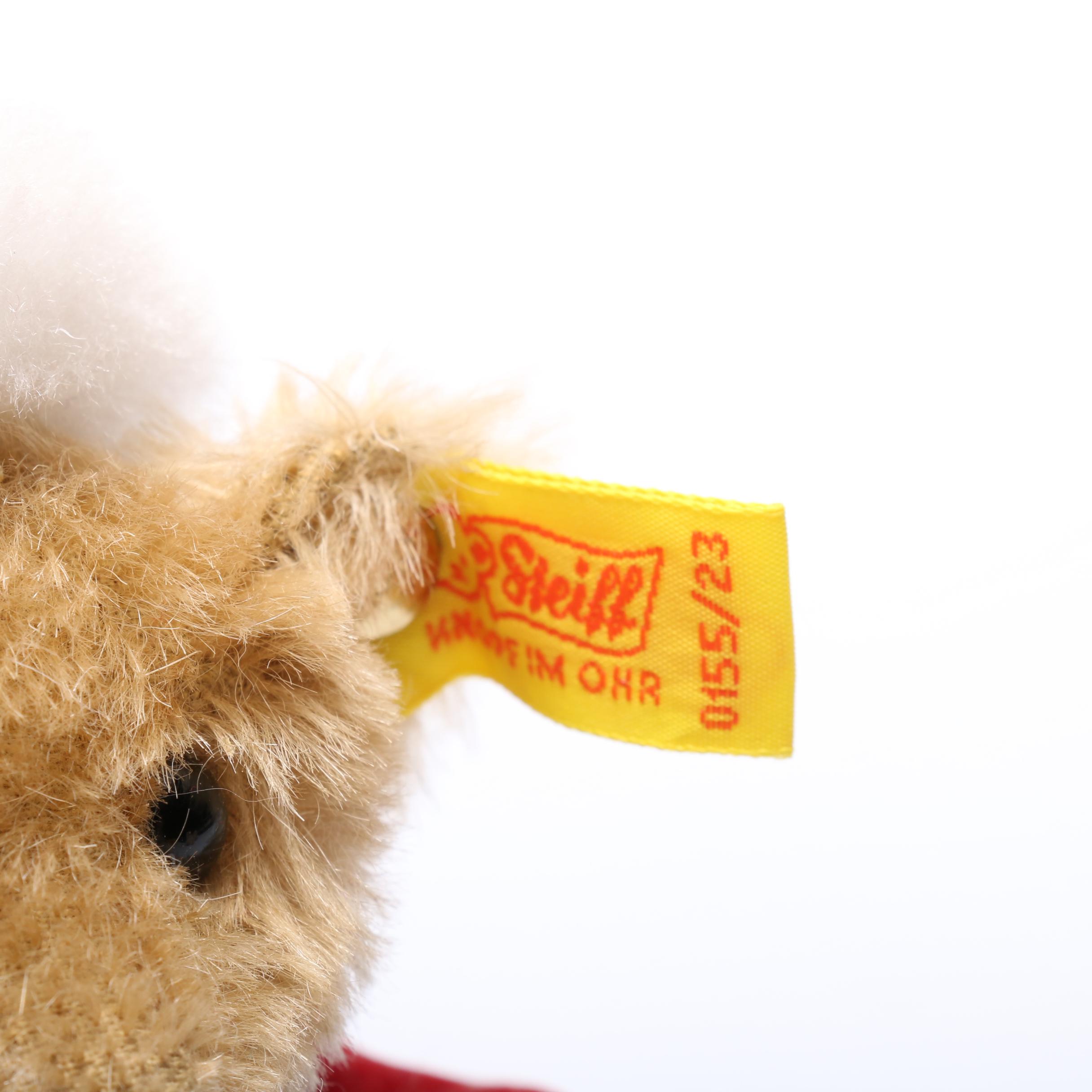 German Steiff Stuffed Bears, Tumbling Bear and Gift Boxes