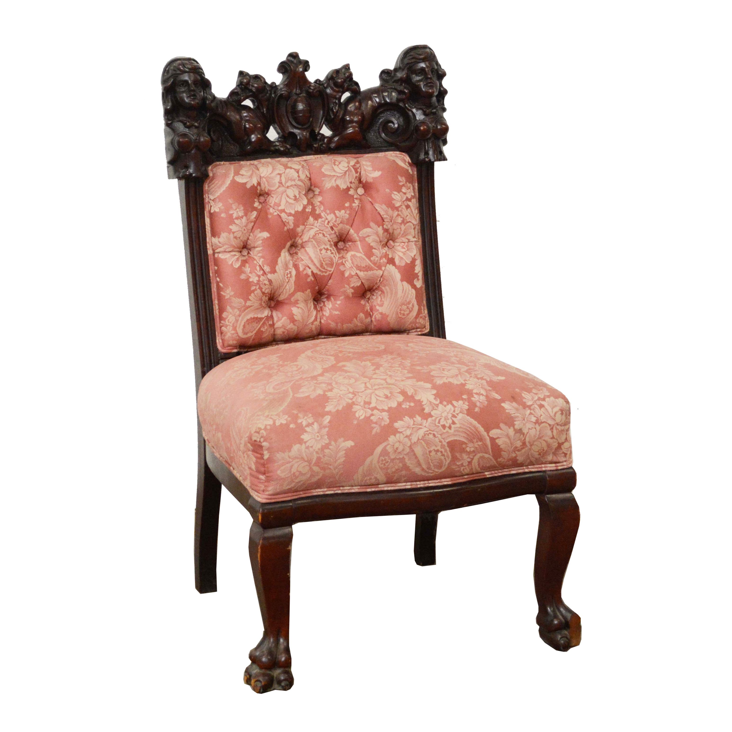 S. Karpen & Bros. Three Piece Renaissance Revival Mahogany Parlor Set