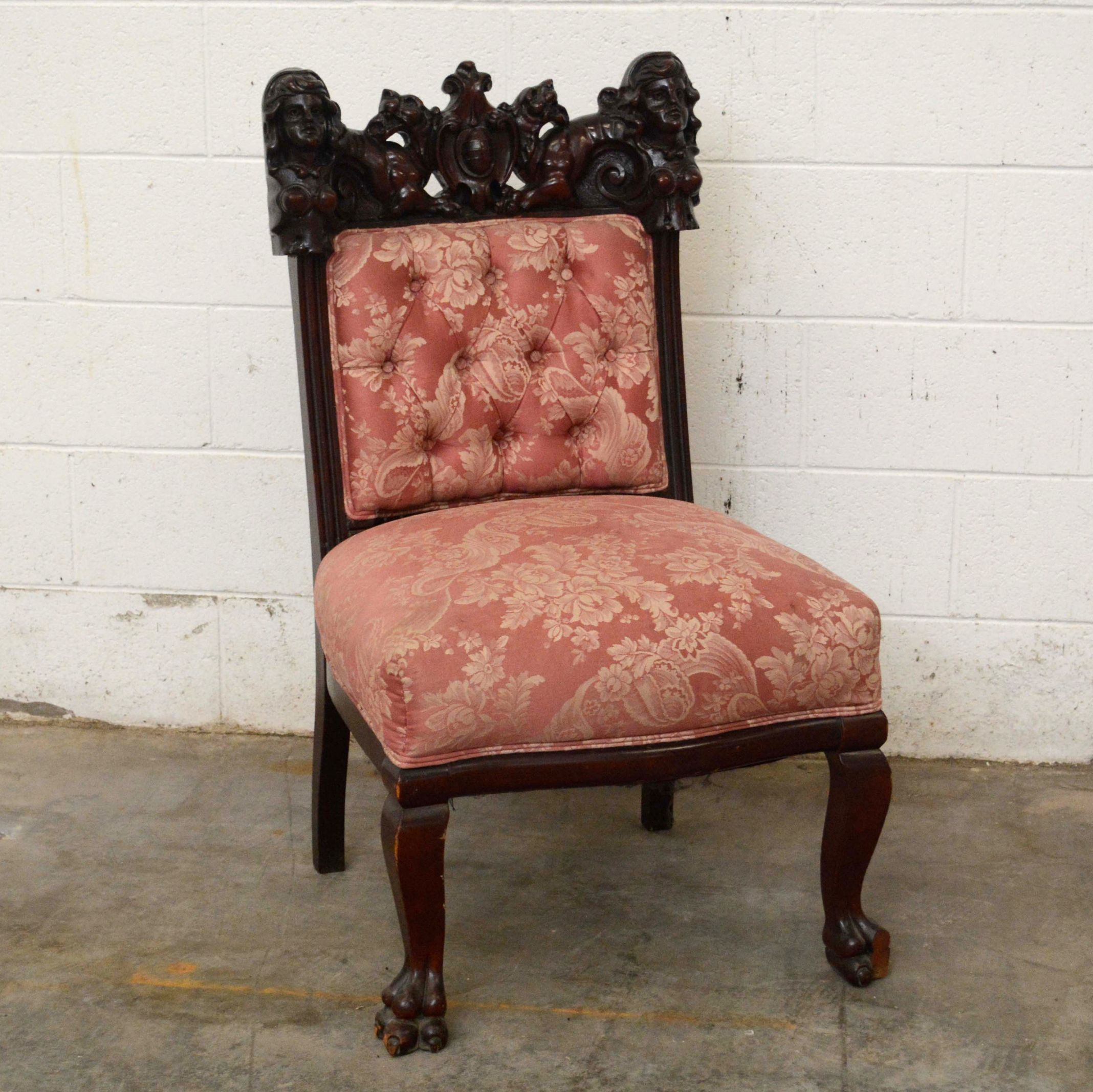 S. Karpen & Bros. Three Piece Renaissance Revival Mahogany Parlor Set