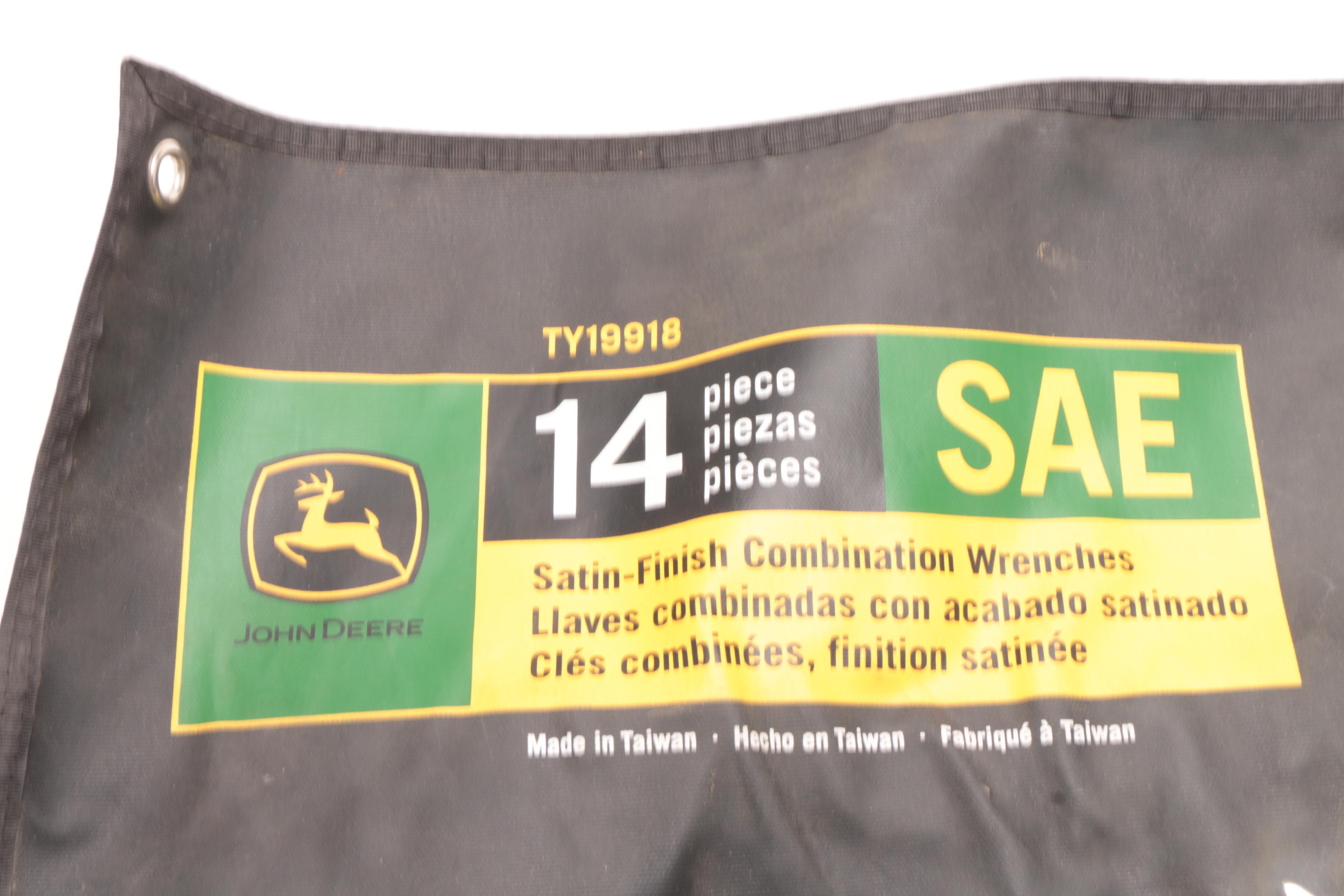 John Deere 14-Piece Crescent Wrench Set