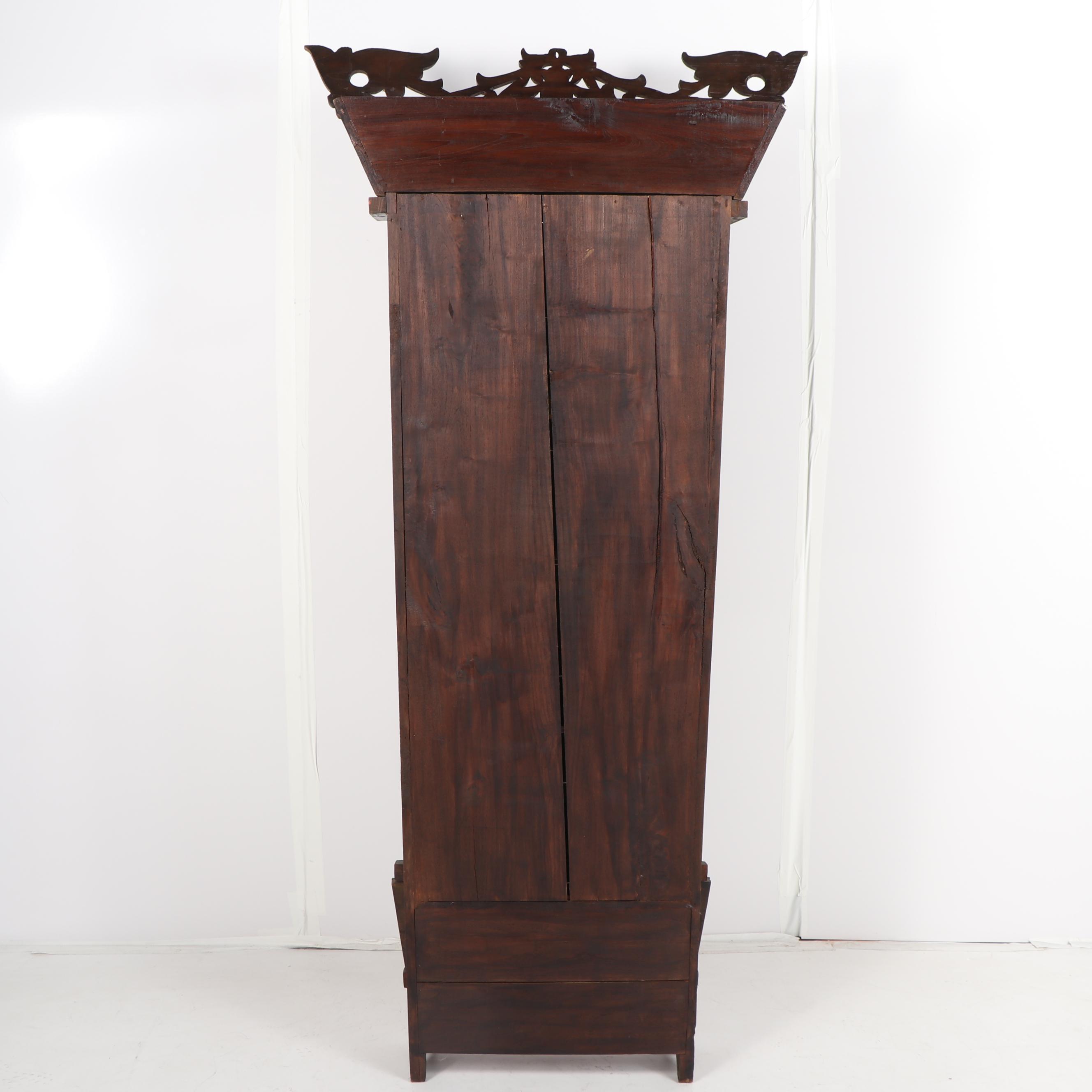 Sumatran Giltwood and Polychrome Cabinet