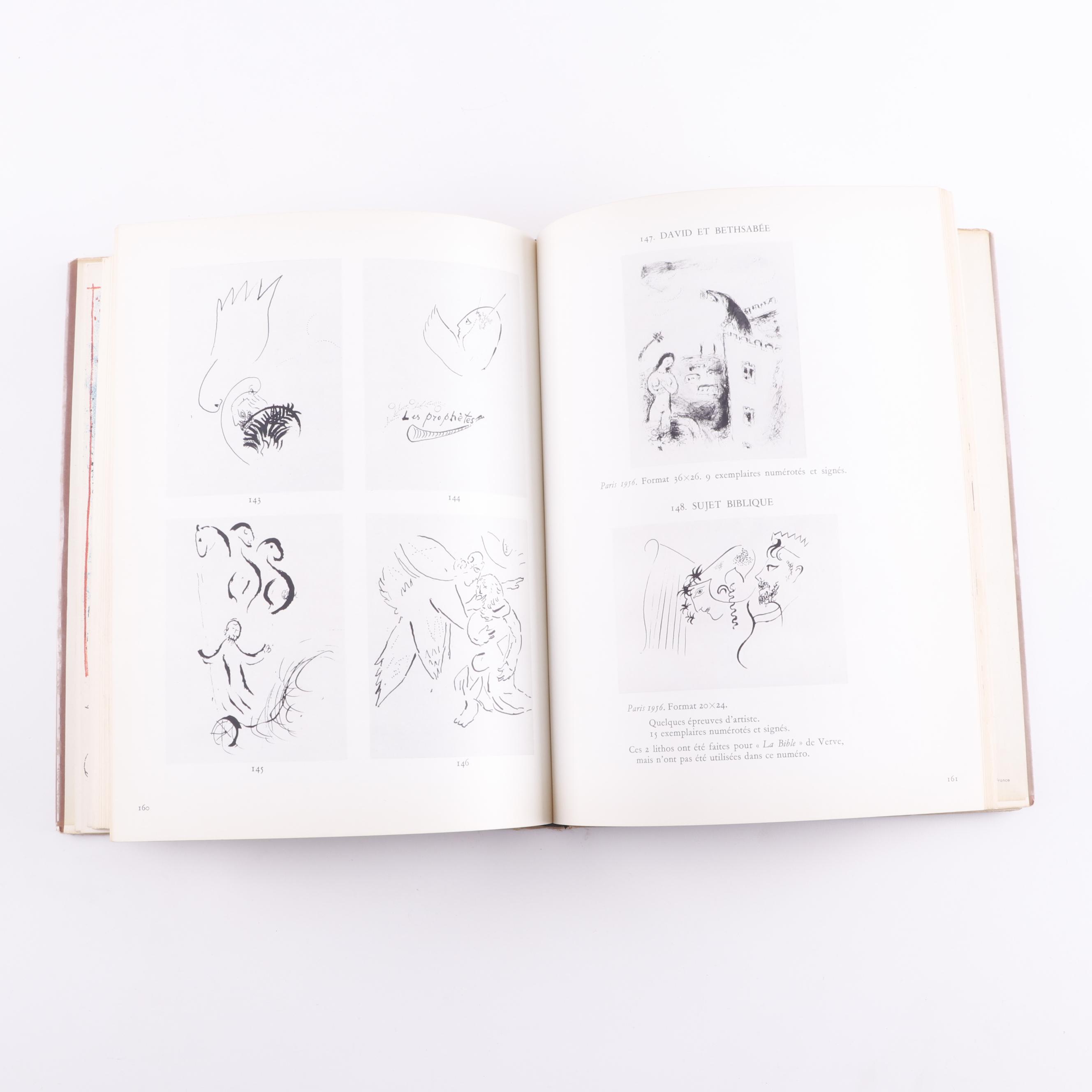 1960 First Edition "Chagall Lithographe" by Julien Cain