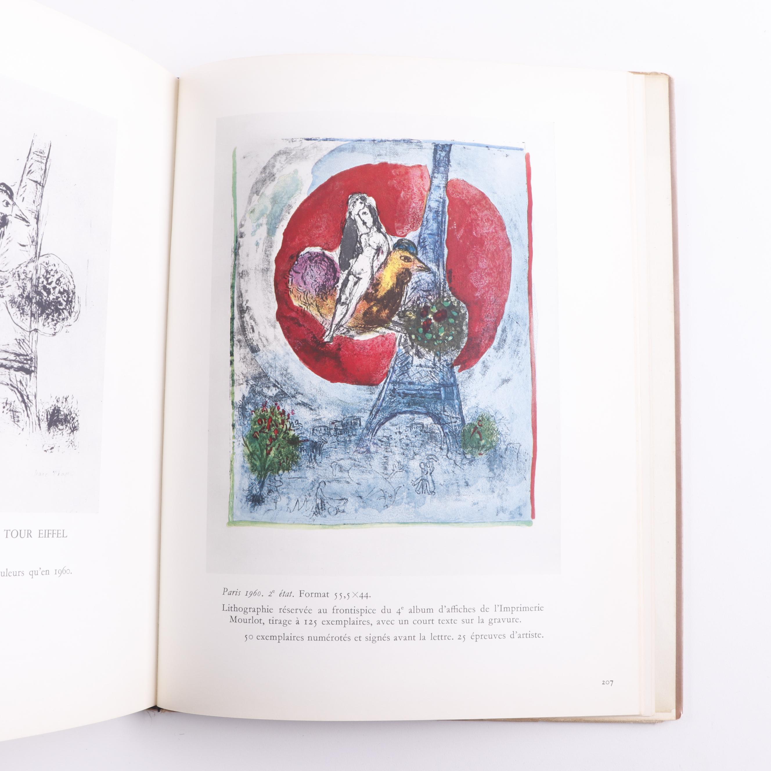 1960 First Edition "Chagall Lithographe" by Julien Cain