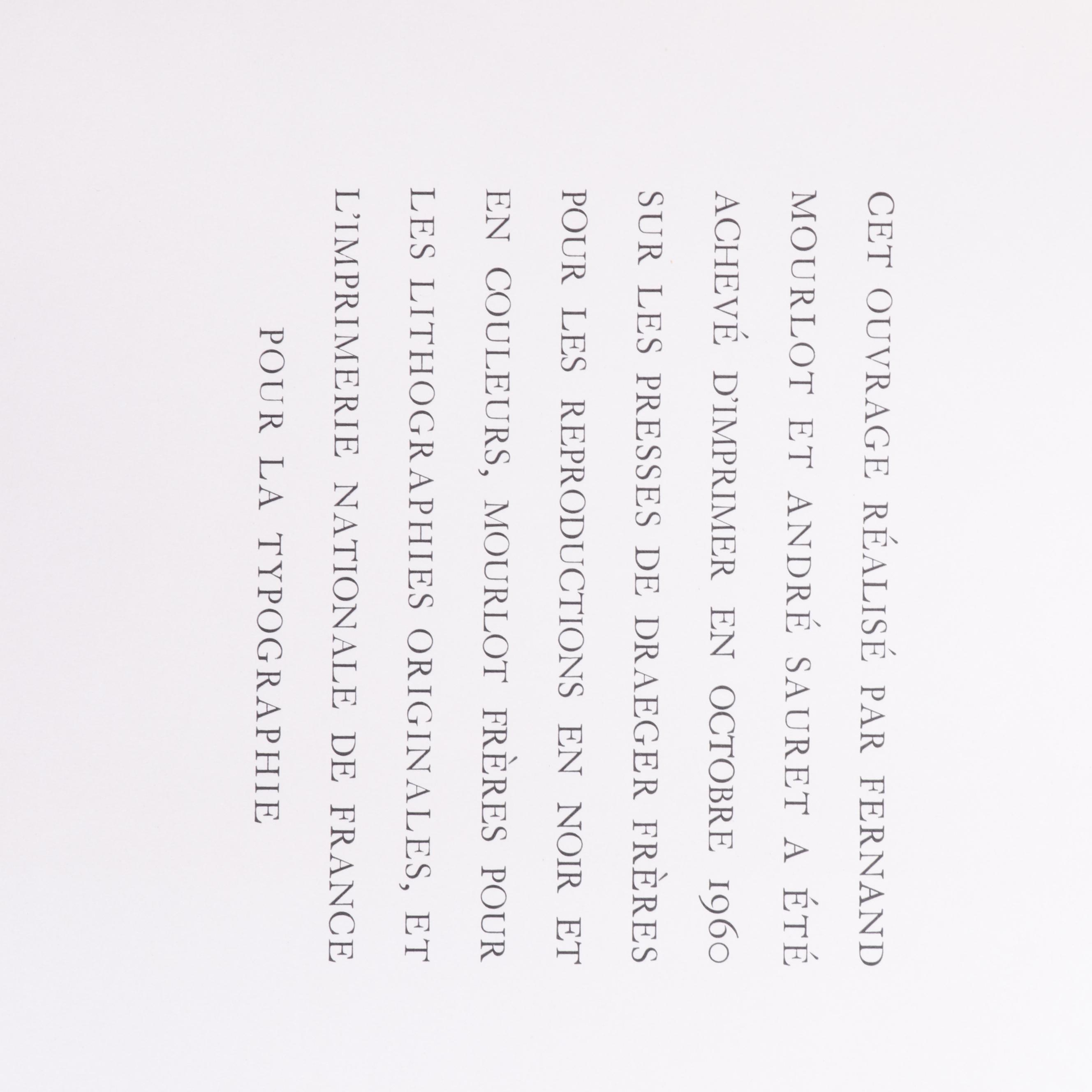 1960 First Edition "Chagall Lithographe" by Julien Cain