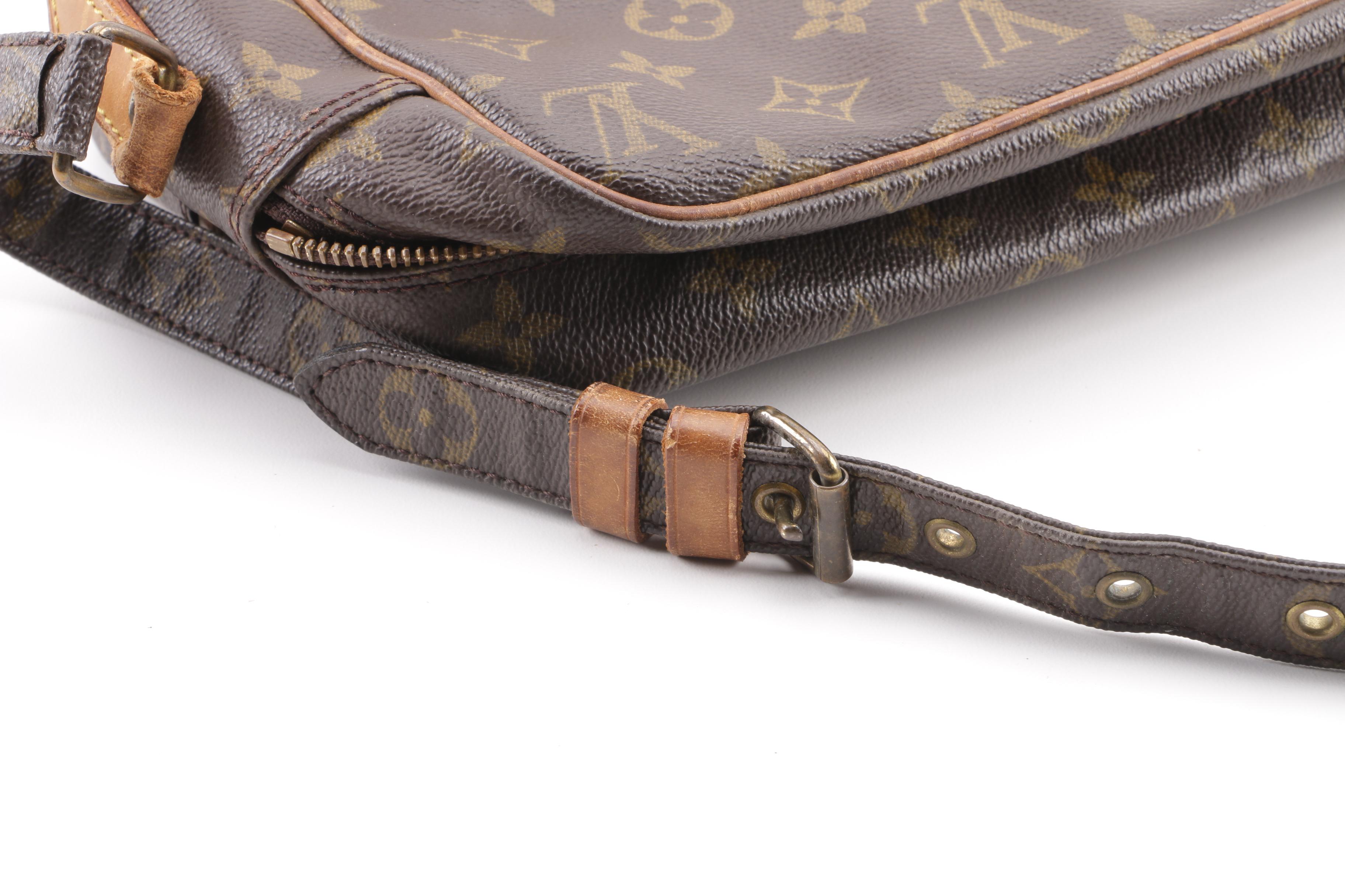 1991 Vintage Louis Vuitton Paris Monogram Canvas Nile Messenger Bag
