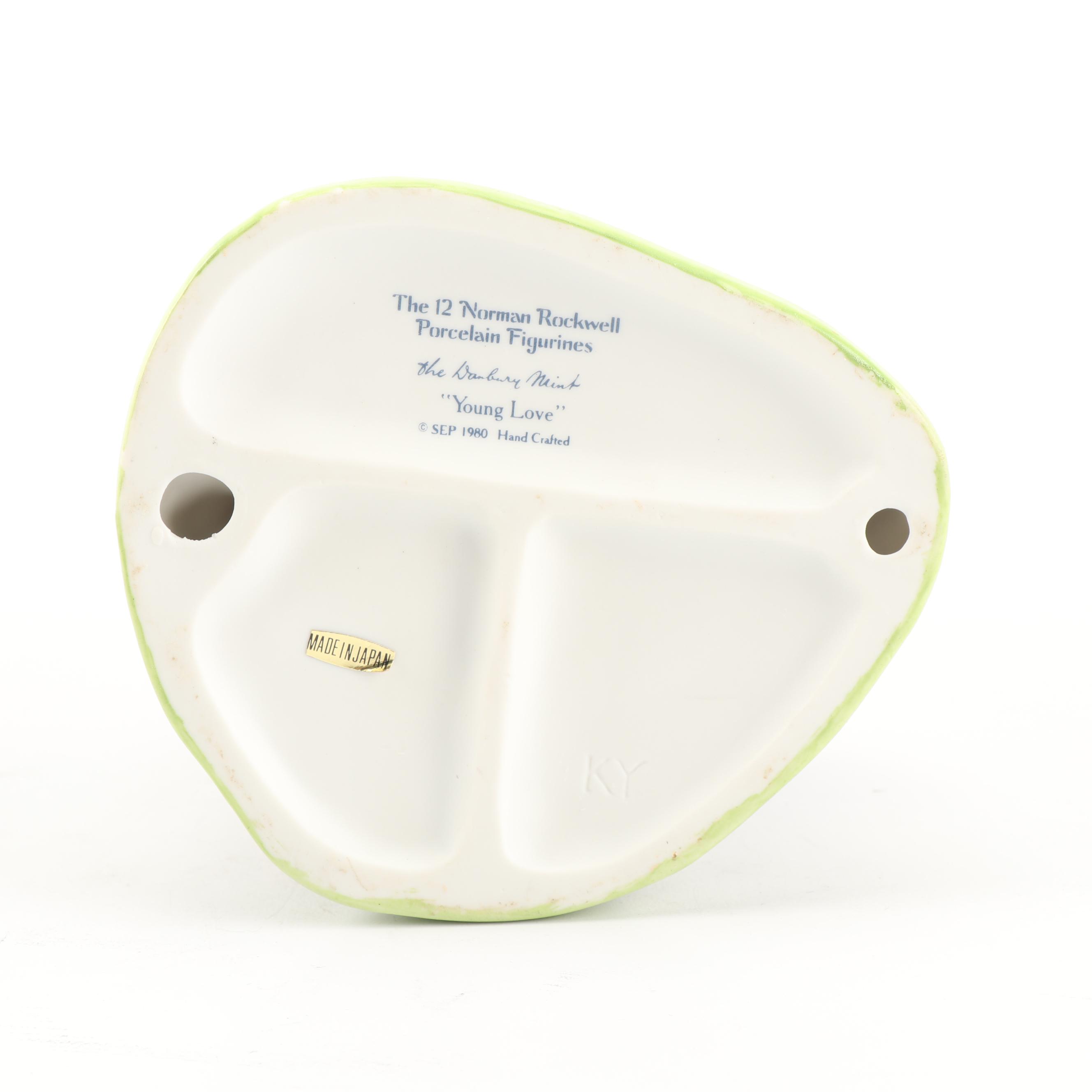 The Danbury Mint "The 12 Norman Rockwell Porcelain Figurines" Complete Set