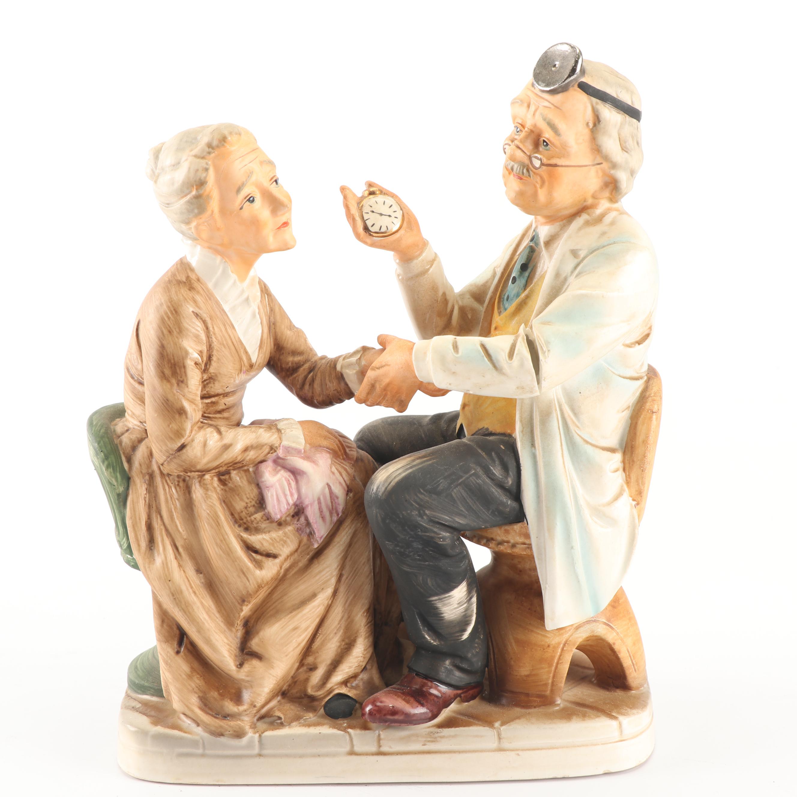 The Danbury Mint "The 12 Norman Rockwell Porcelain Figurines" Complete Set