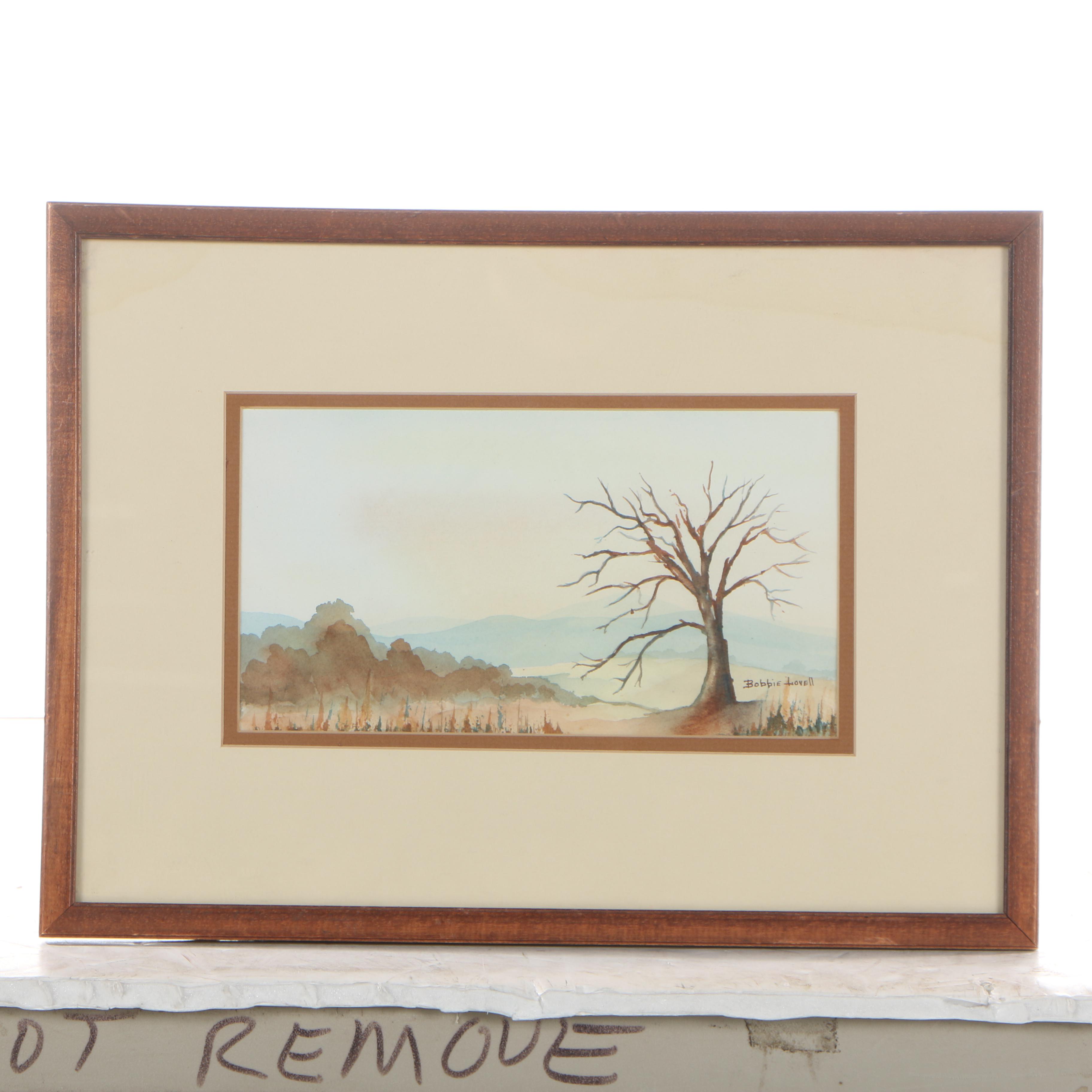 Bobbie Lovell Watercolor Landscape Paintings