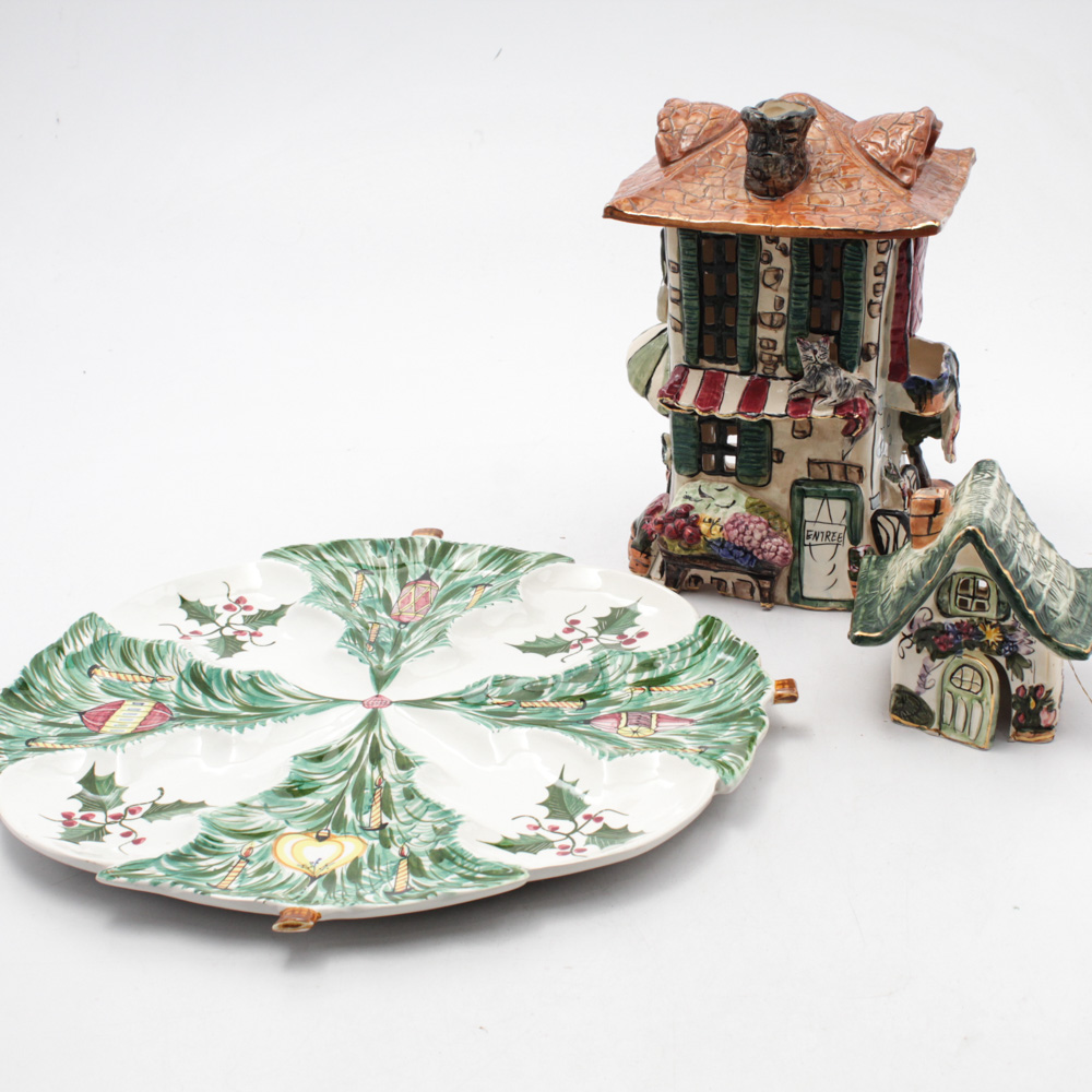 Hand-Built Ceramic Decor by Heather Goldminc for Clayworks