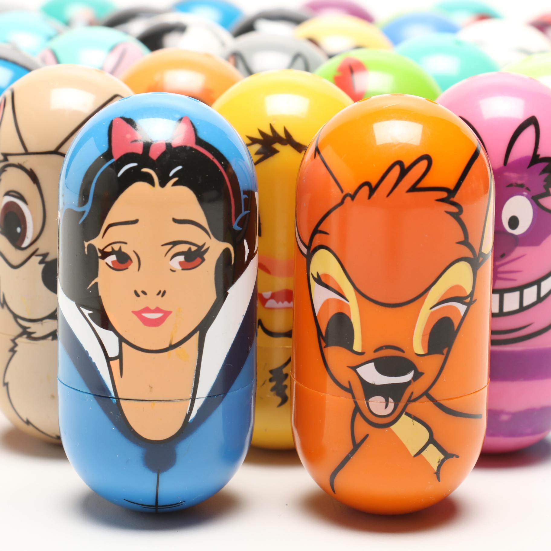 2005-2006 Disney Themed Kellogg Weeble Wobble Toys