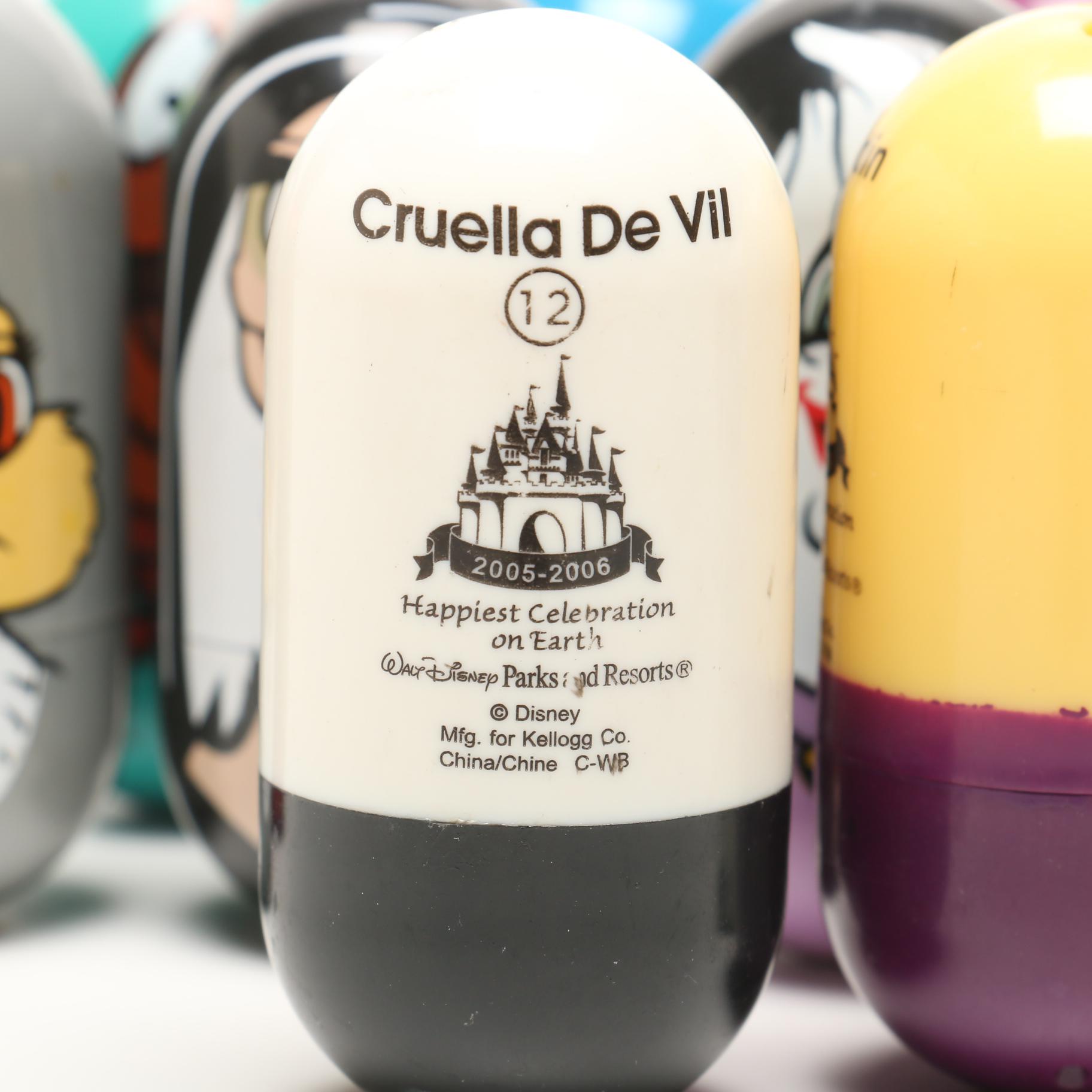 2005-2006 Disney Themed Kellogg Weeble Wobble Toys