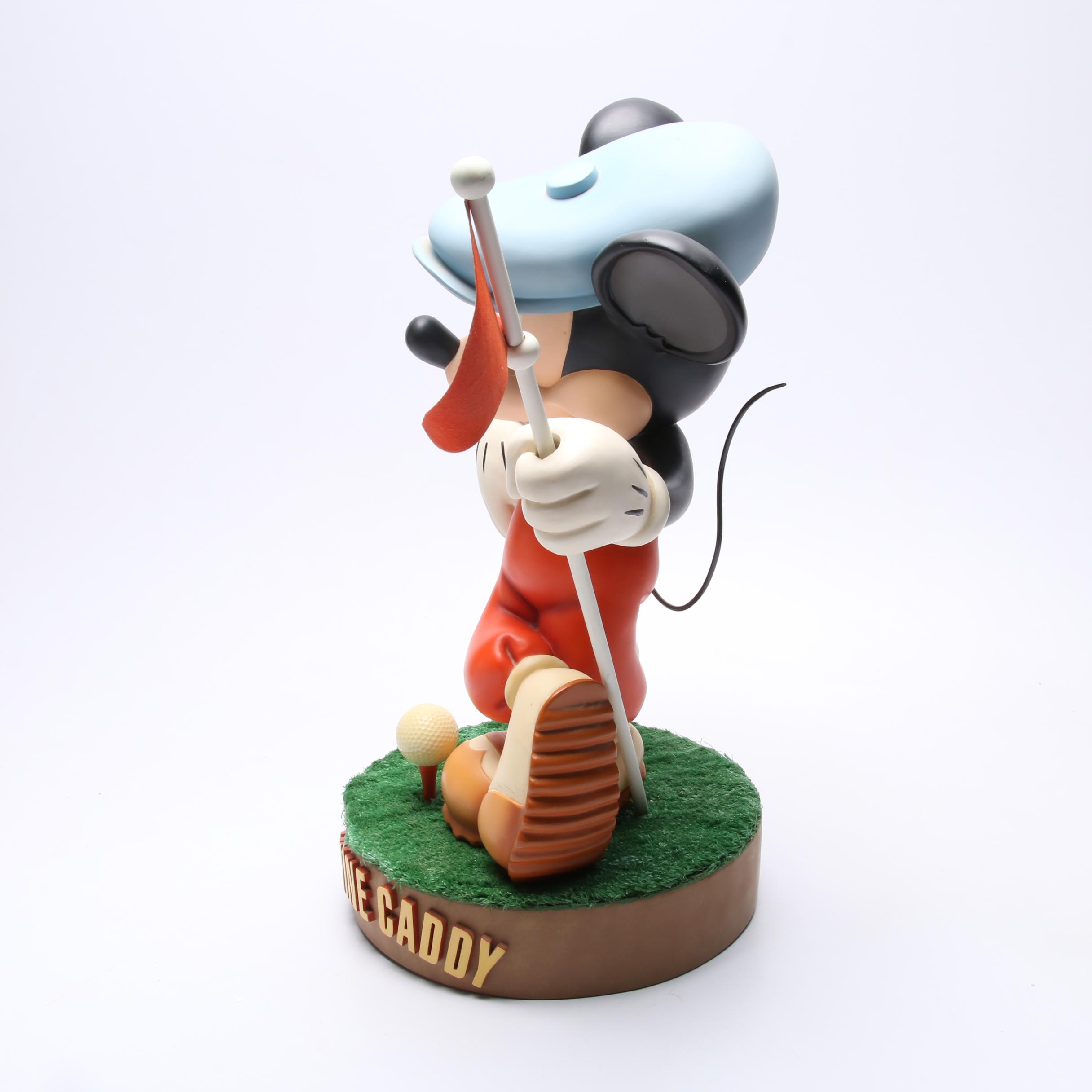 Limited Edition "Canine Caddy" Mickey Golf Big Figure