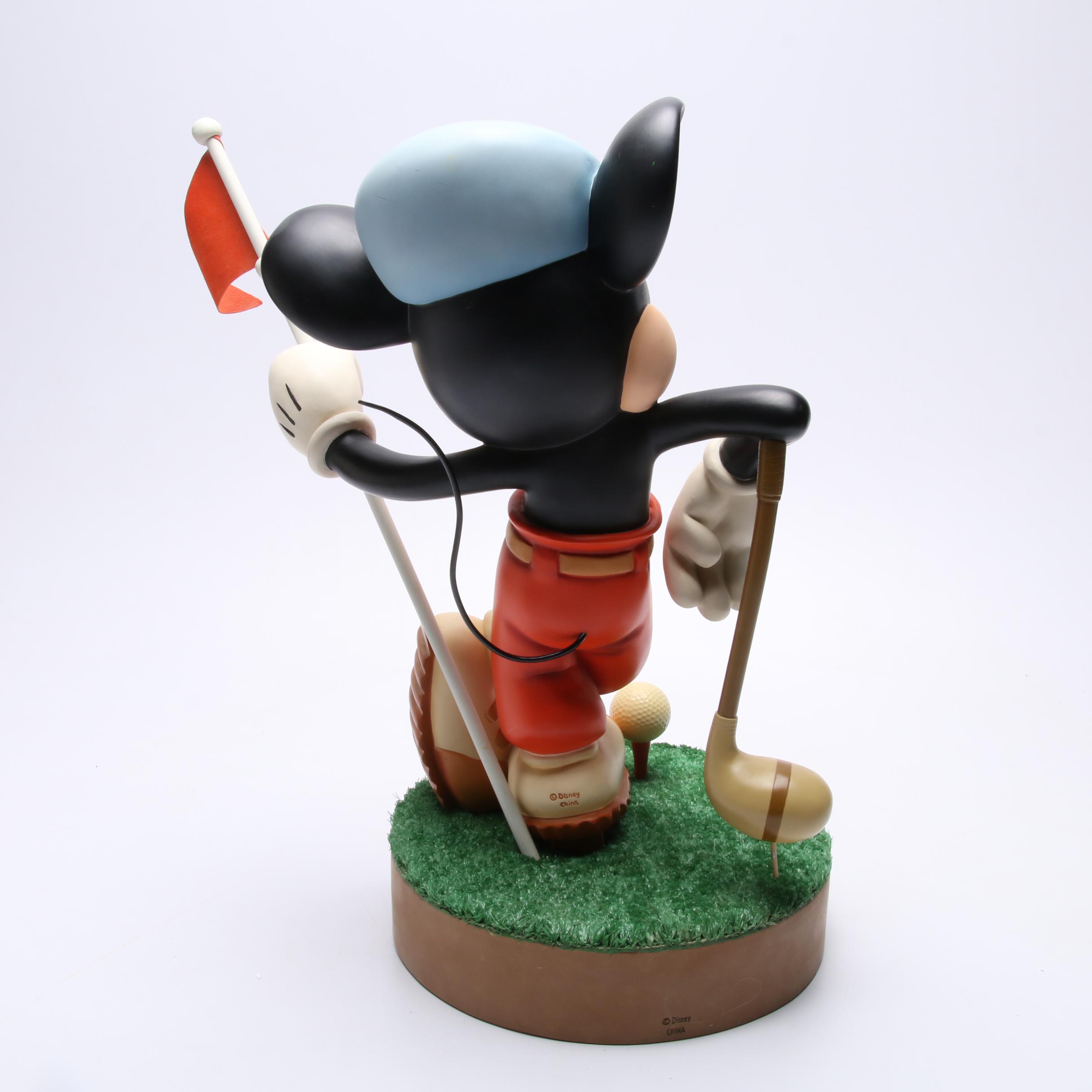 Limited Edition "Canine Caddy" Mickey Golf Big Figure