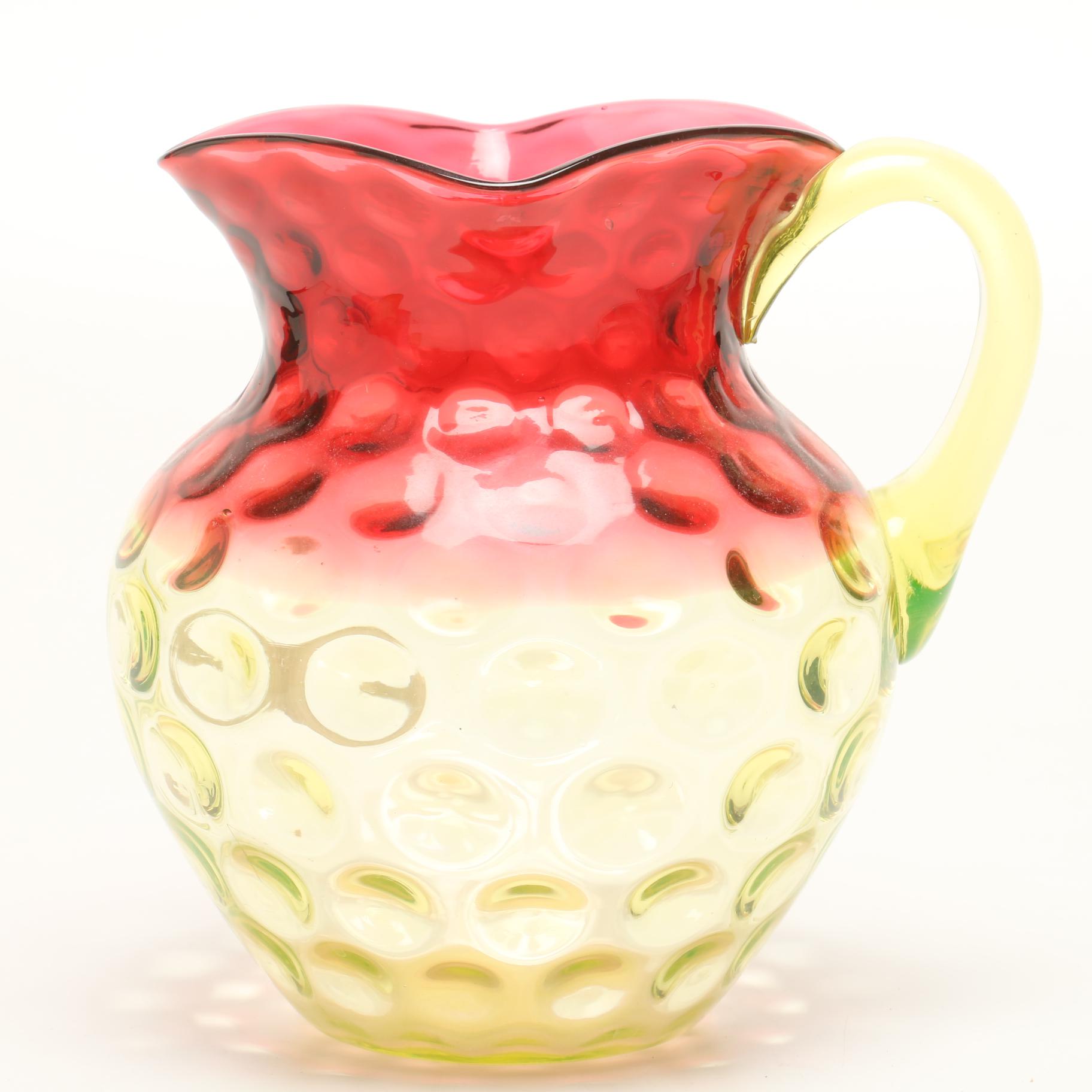 Hobbs Brockunier "Rubina Verde" Glassware