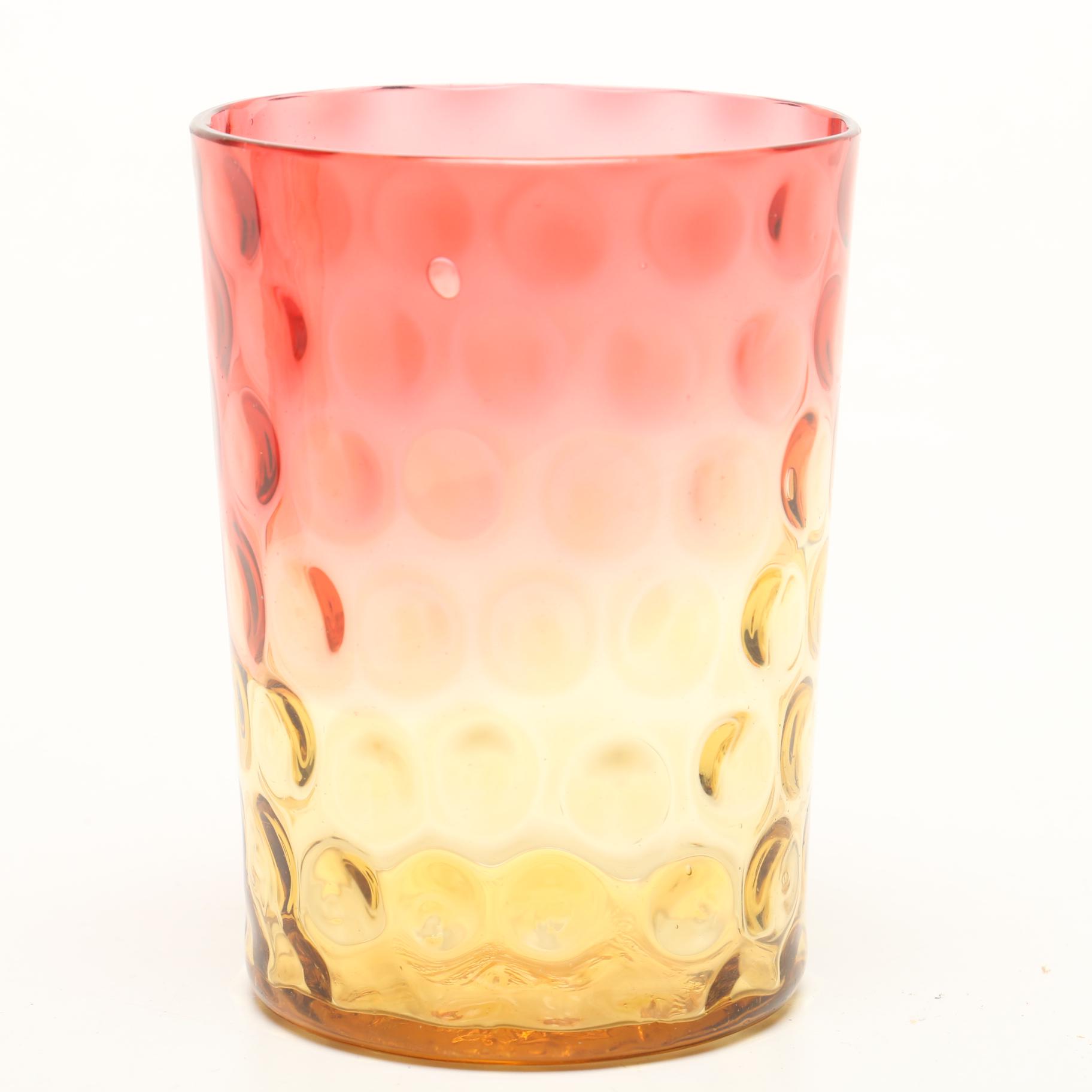 Hobbs Brockunier "Rubina Verde" Glassware