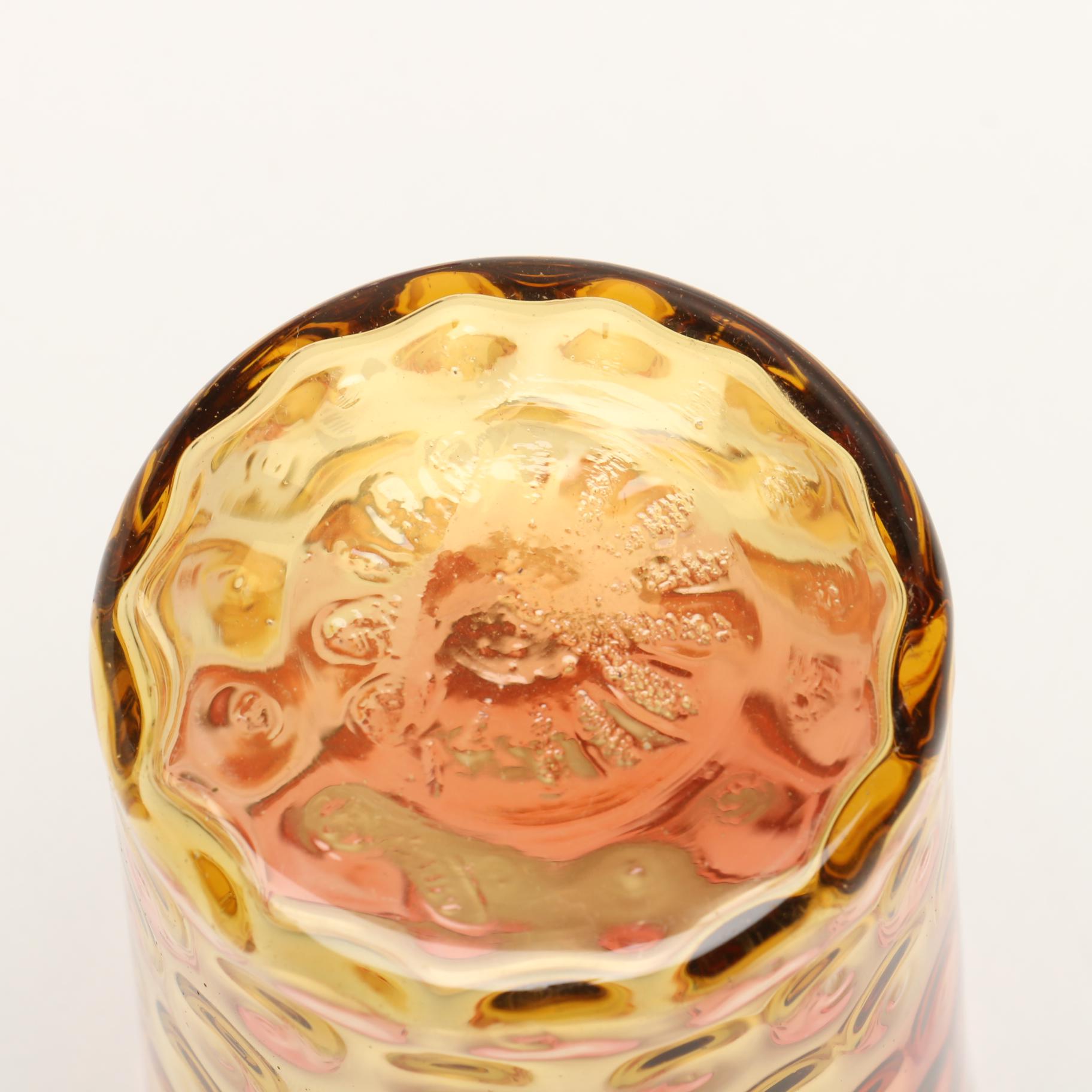 Hobbs Brockunier "Rubina Verde" Glassware