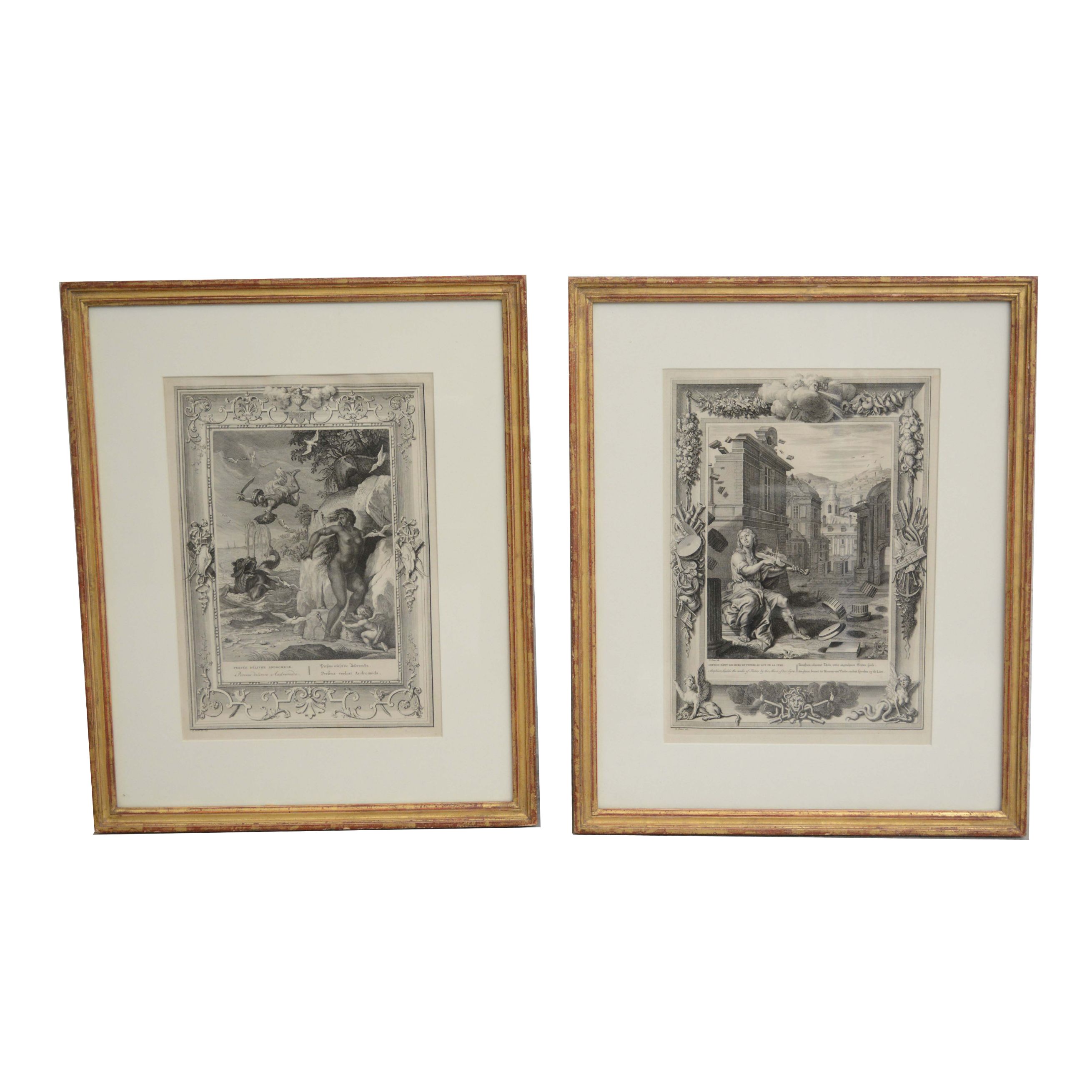 Bernard Picart Engravings from "Neueröffneter Musen-Tempel"