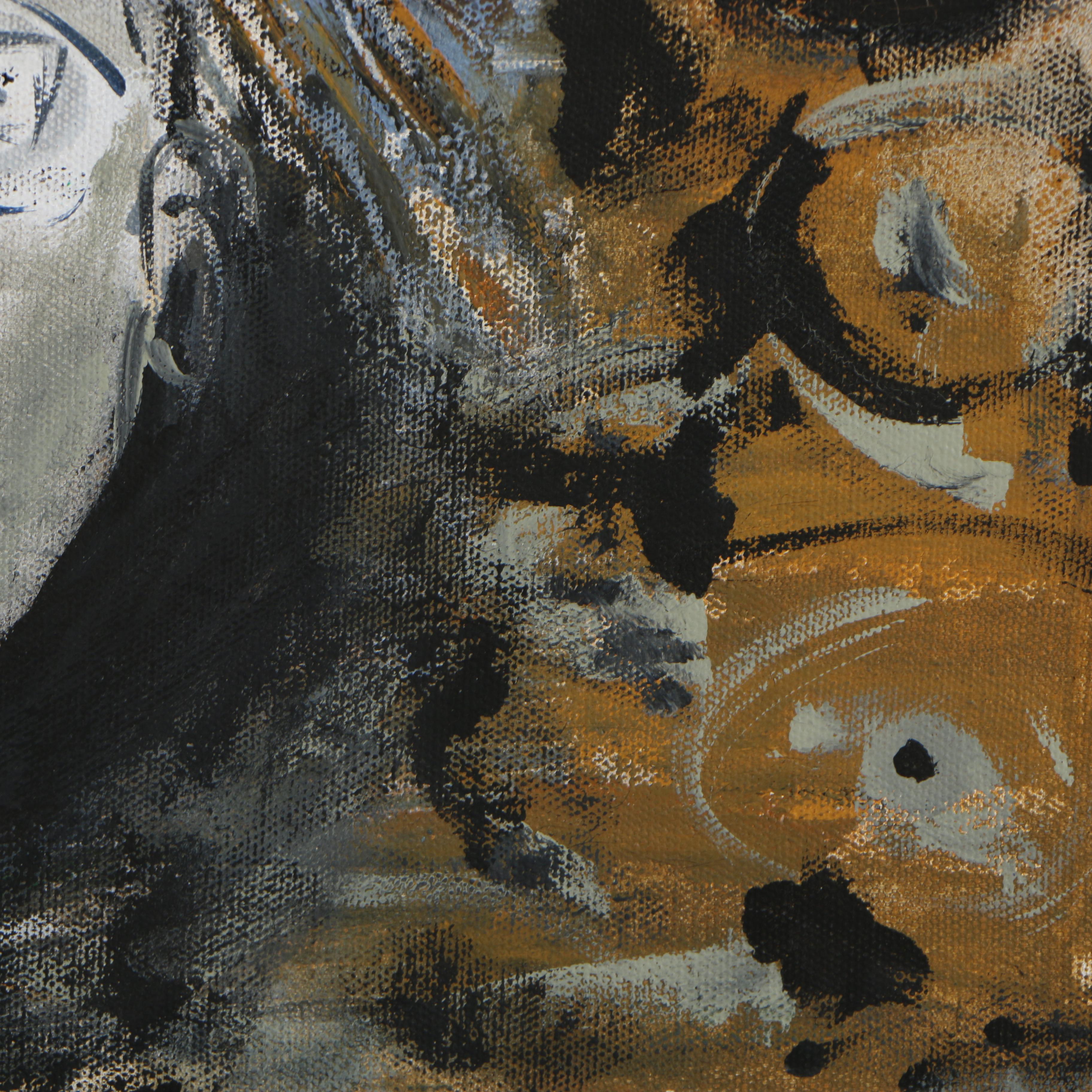 Valentine Szybko Mixed Media Paintings