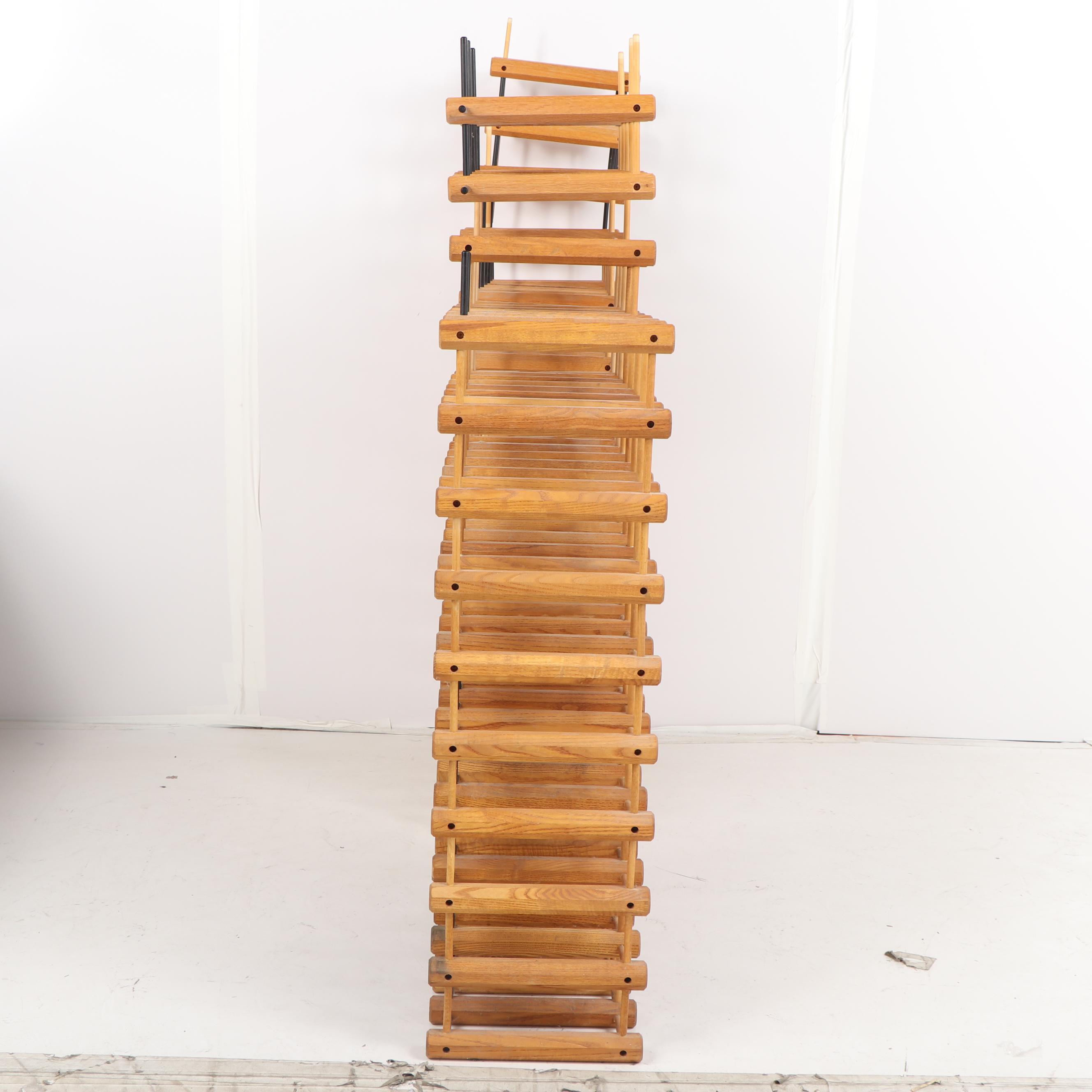 Wooden Dowel Wine Racks, 20th Century