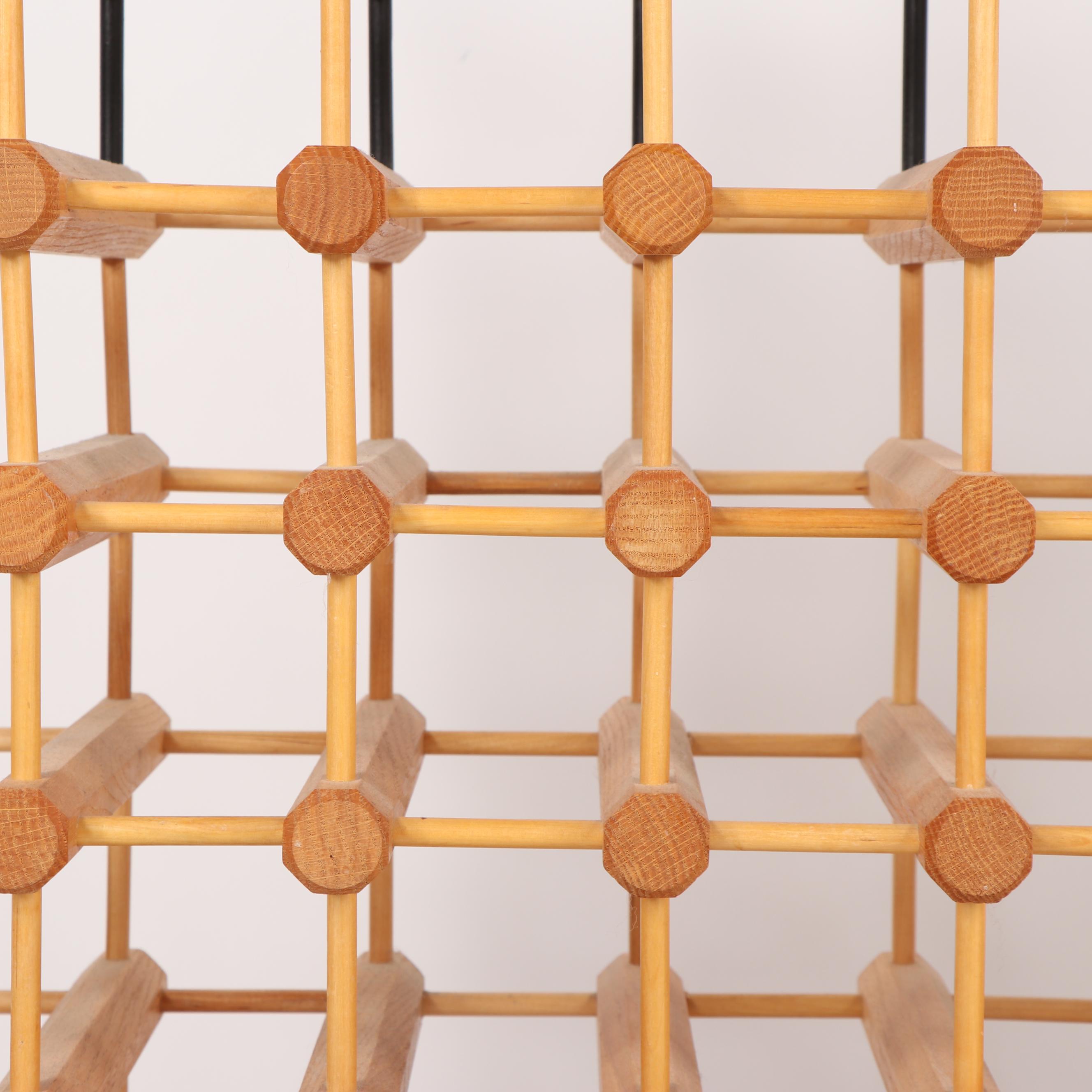 Wooden Dowel Wine Racks, 20th Century