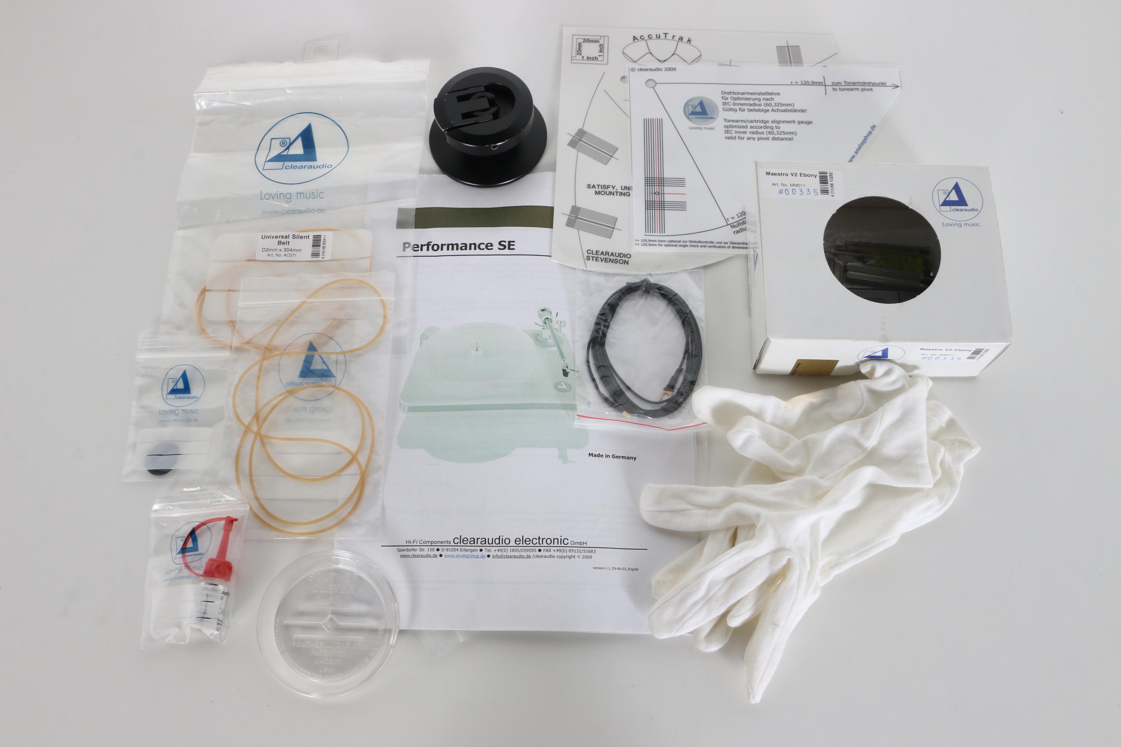 Clear Audio Performance SE Turntable with Acrylic Lid