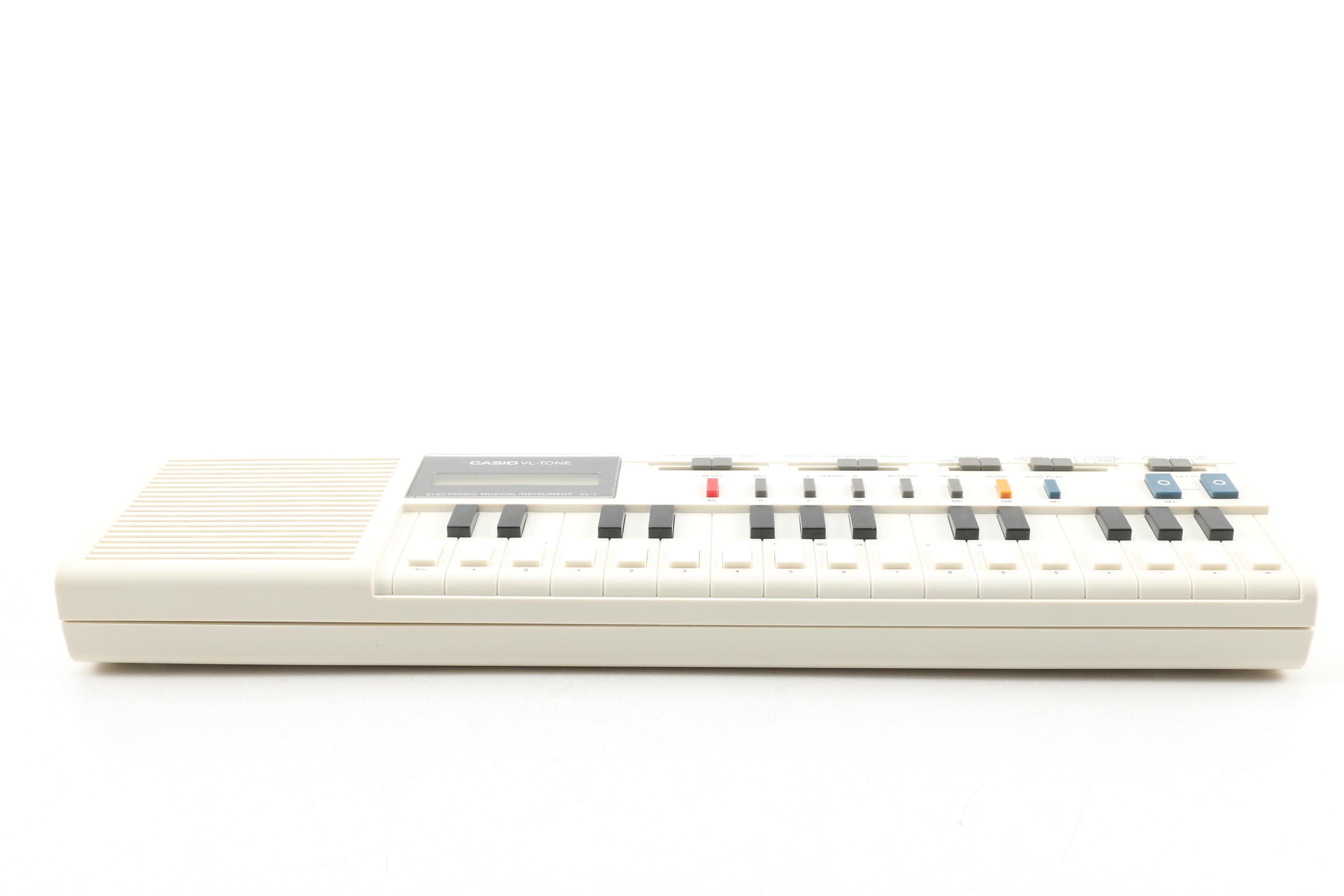 Casio VL-Tone 1 Digital Synthesizer and Calculator, circa 1980s