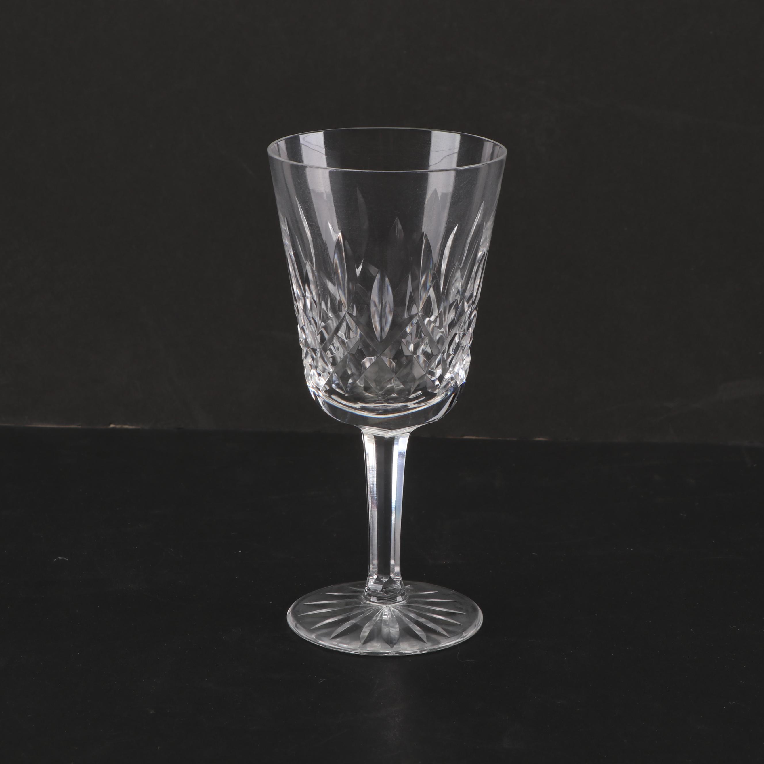 Waterford Crystal "Lismore" White Wine Glasses
