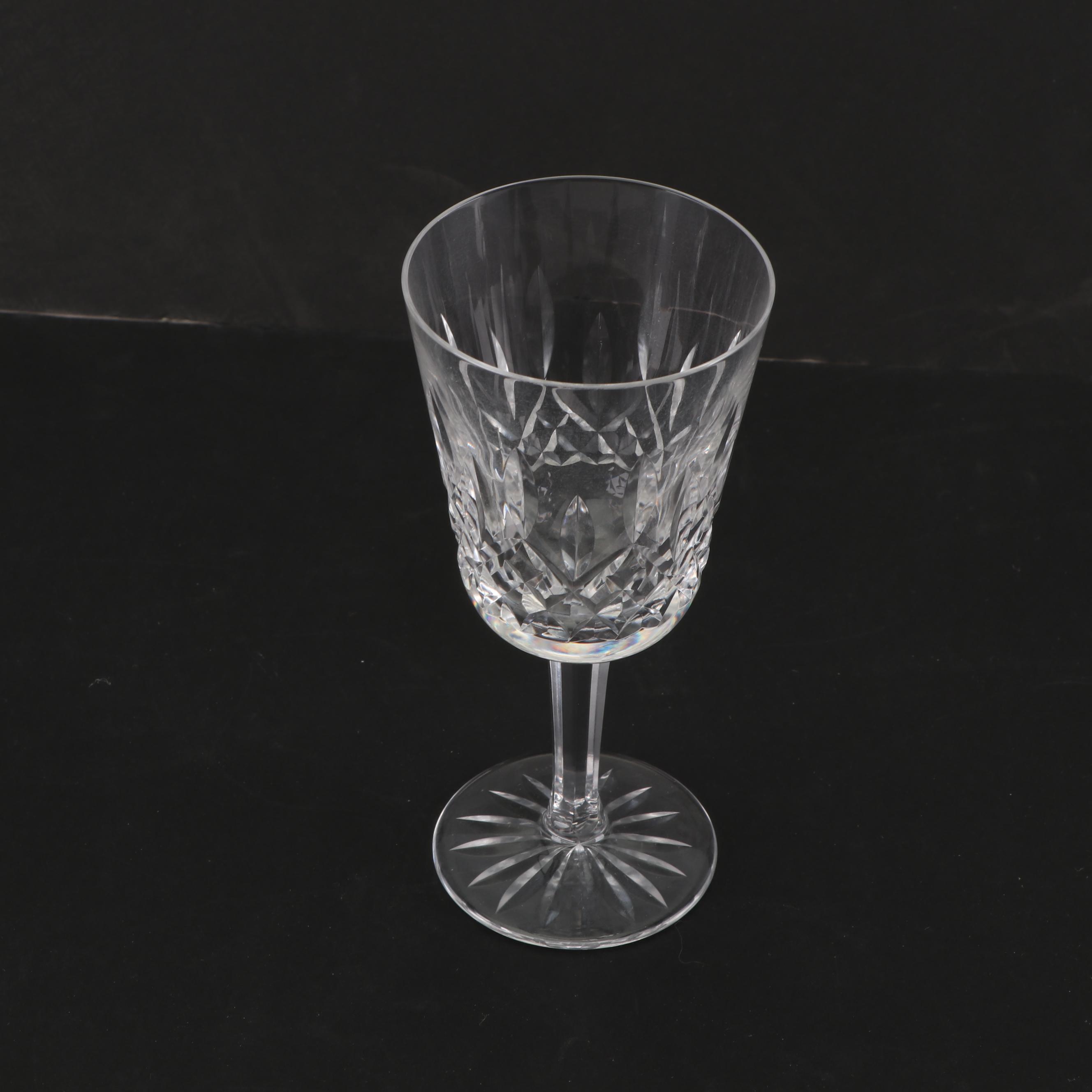 Waterford Crystal "Lismore" White Wine Glasses