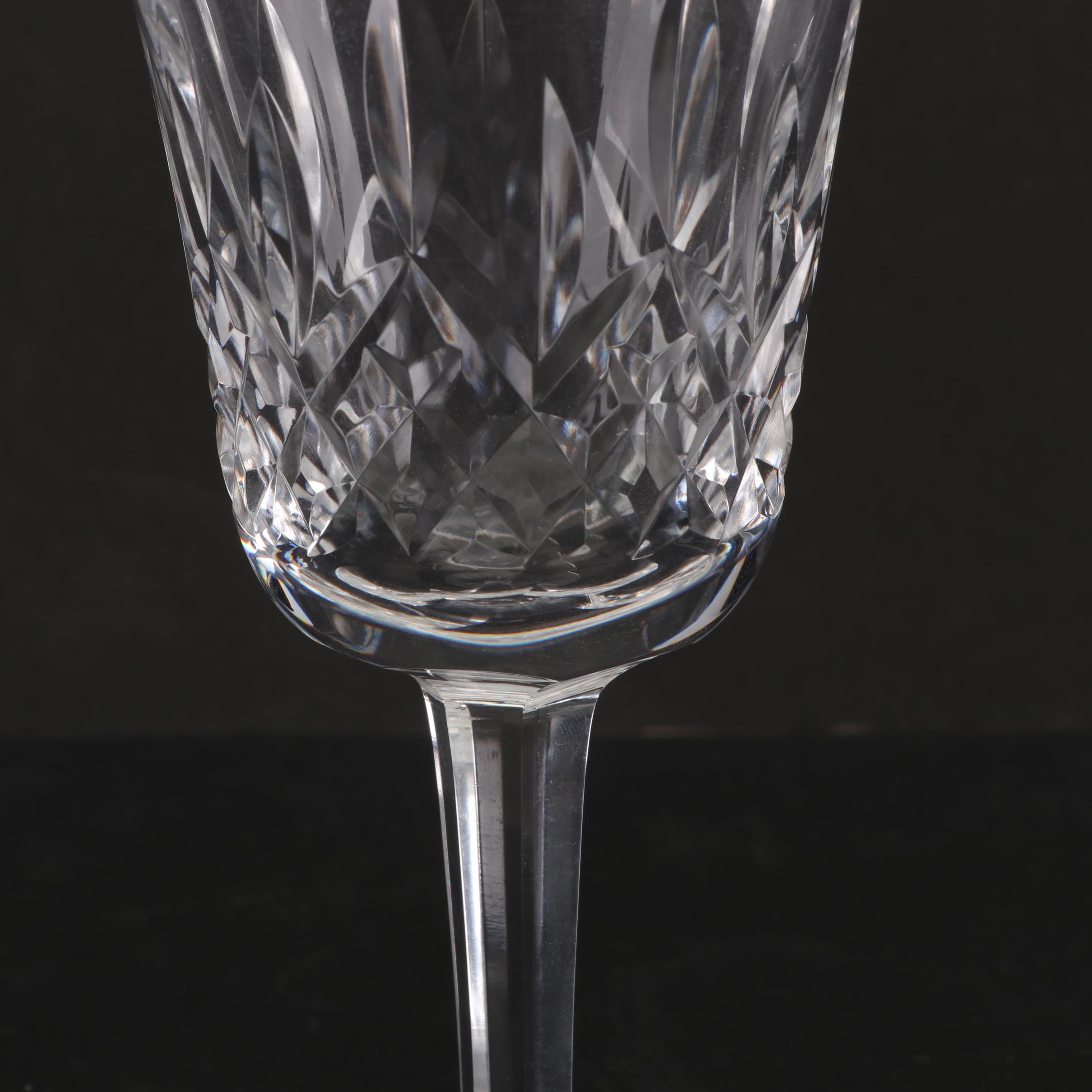 Waterford Crystal "Lismore" White Wine Glasses
