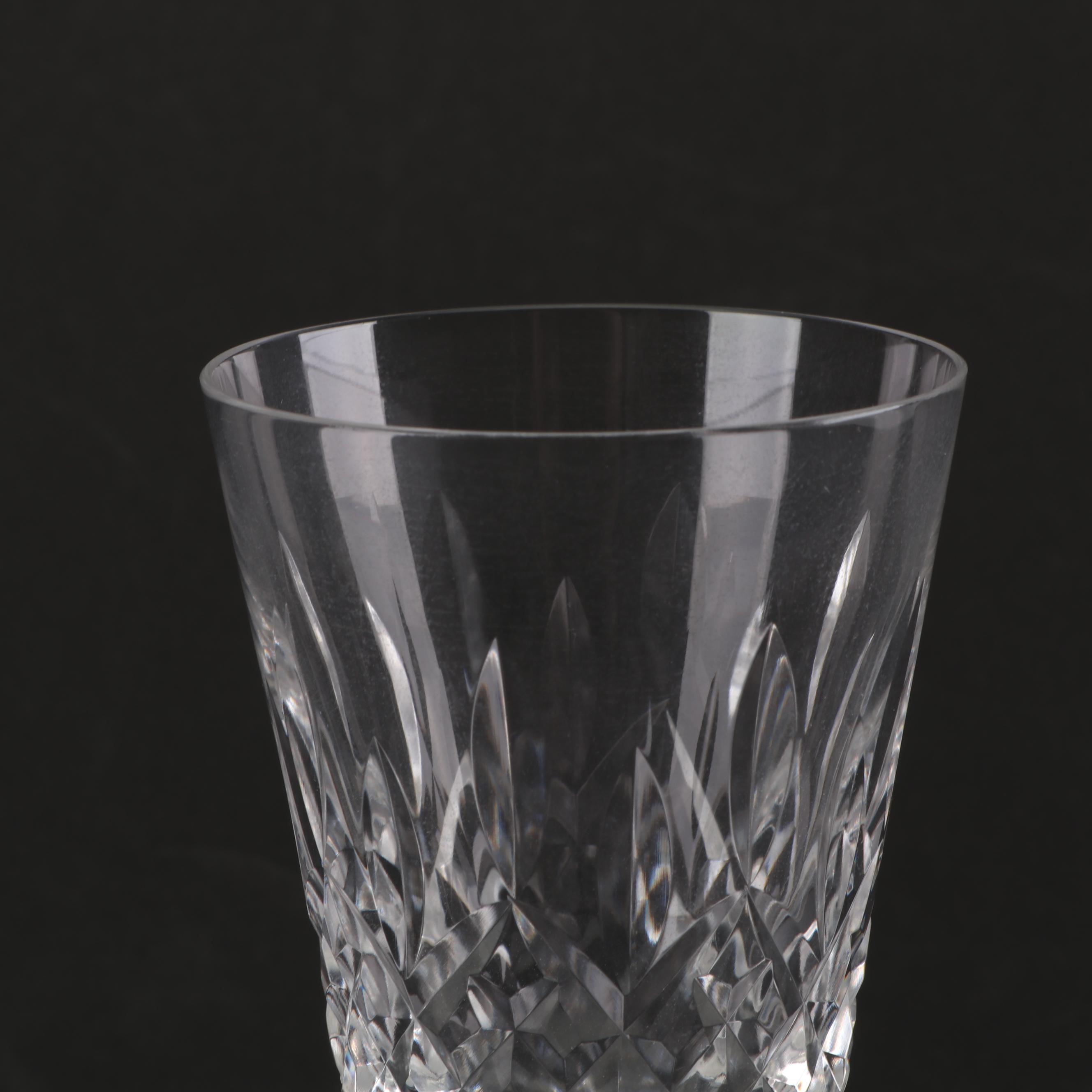 Waterford Crystal "Lismore" White Wine Glasses