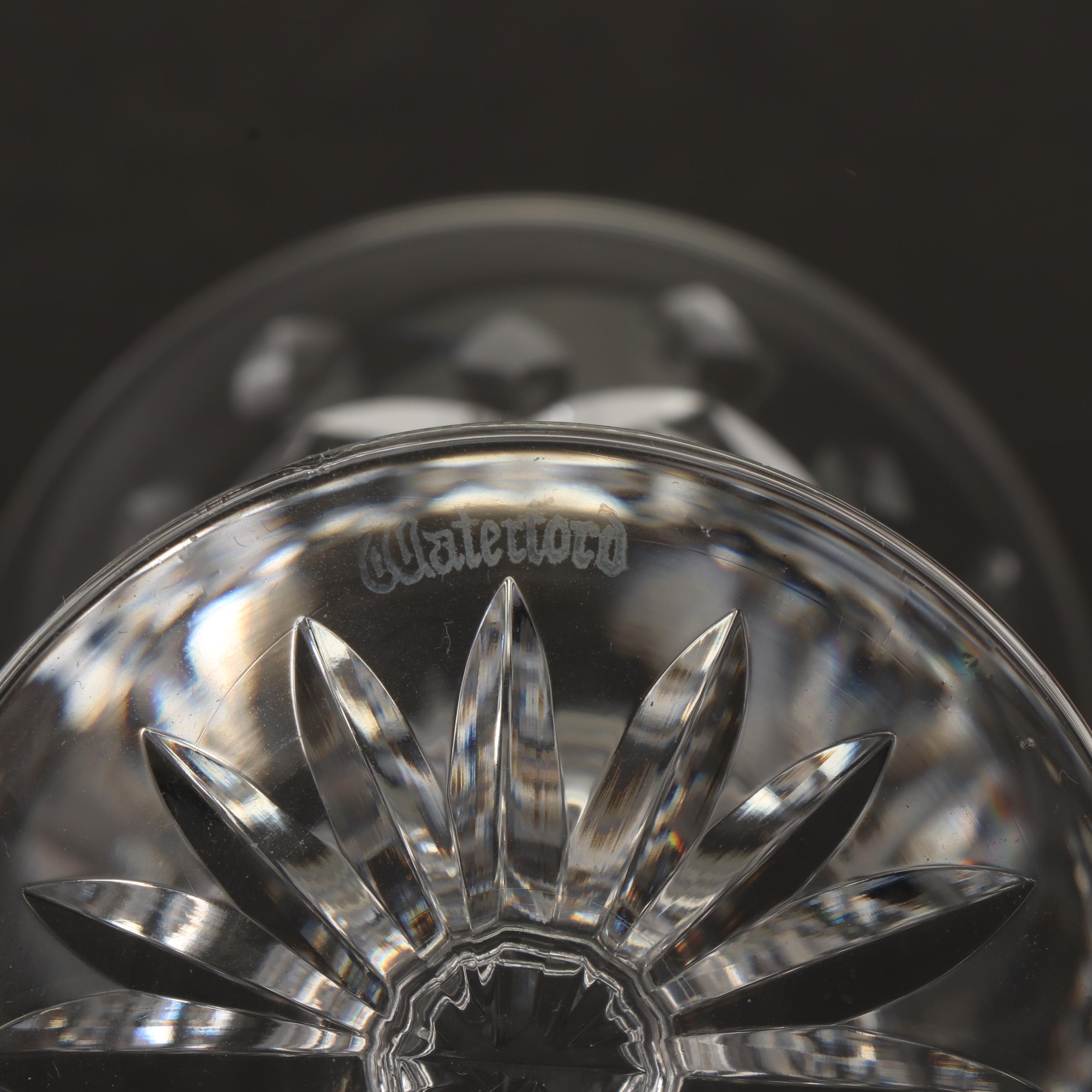 Waterford Crystal "Lismore" Claret Wine Glasses