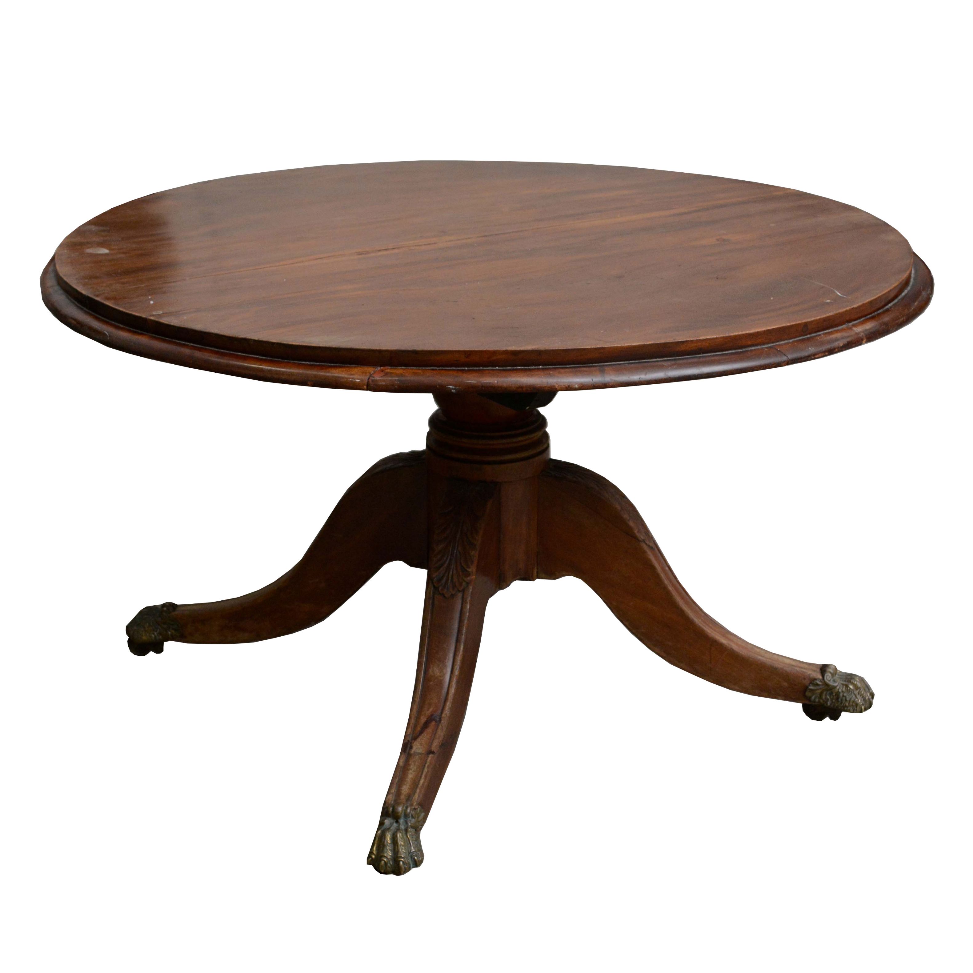 Late George III Mahogany Circular Breakfast Table, Early 19th Century