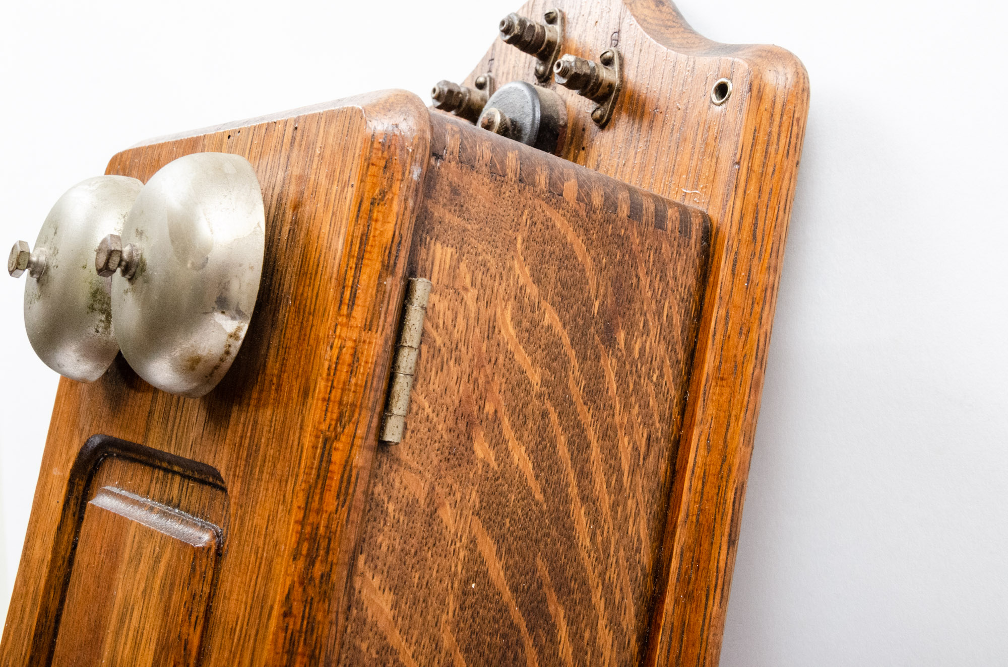 Antique Kellogg Hand-Crank Wall Phone