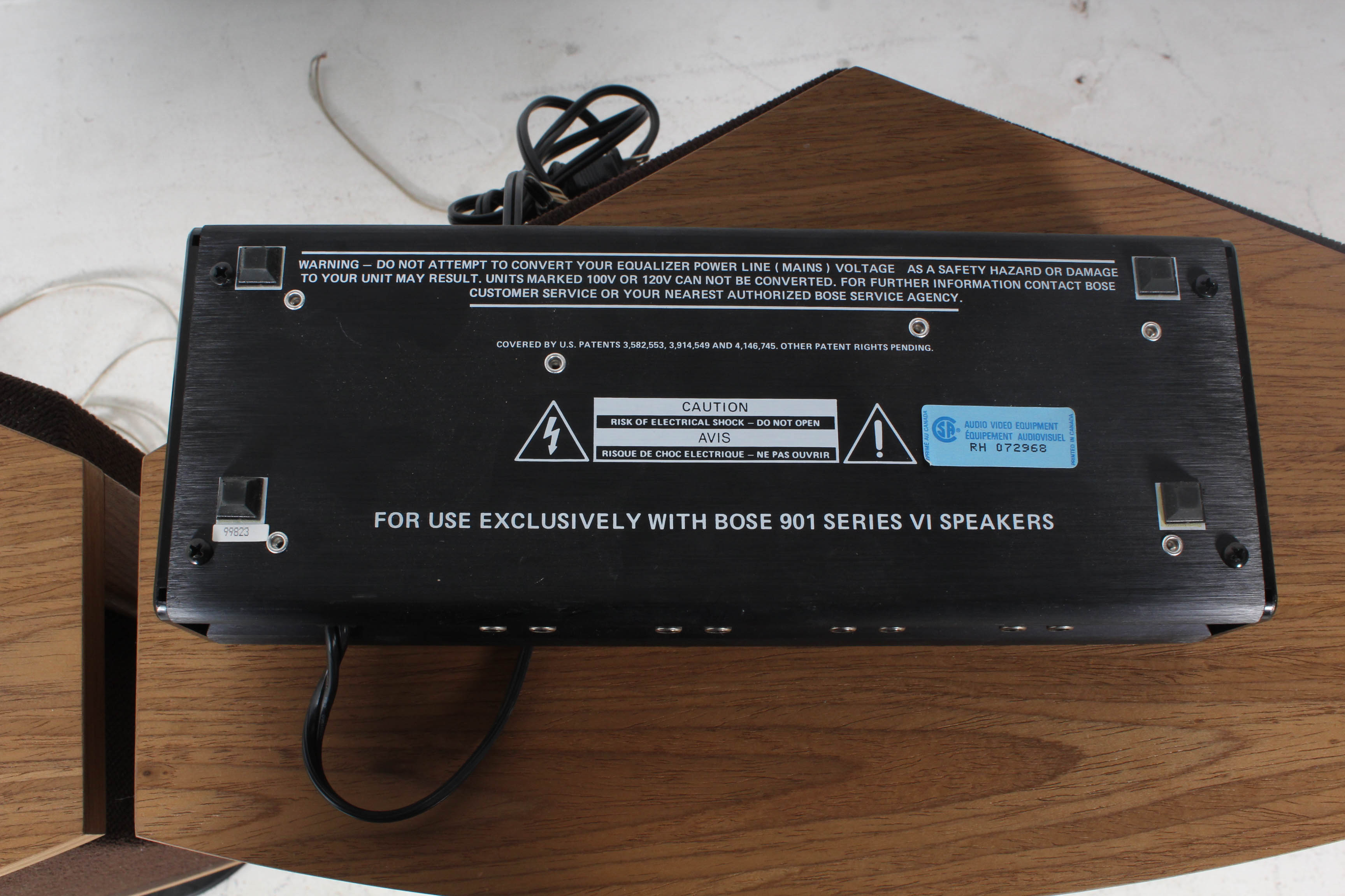 Bose 901 Series VI Speakers and Equalizer