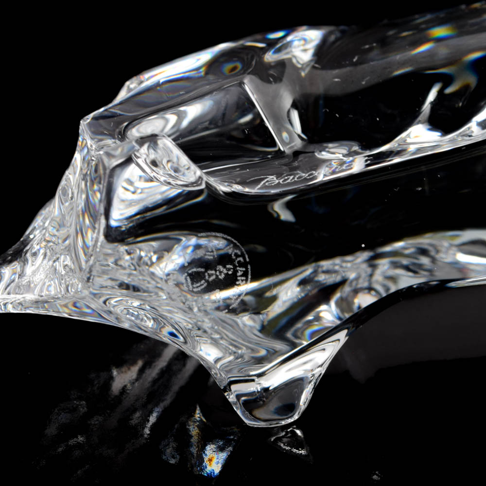 Baccarat Crystal Dachshund Figurine