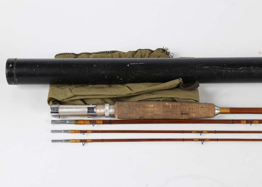 Vintage Horrocks-Ibbotson Cascade Four-Piece Super-Cane Bamboo Fly Rod