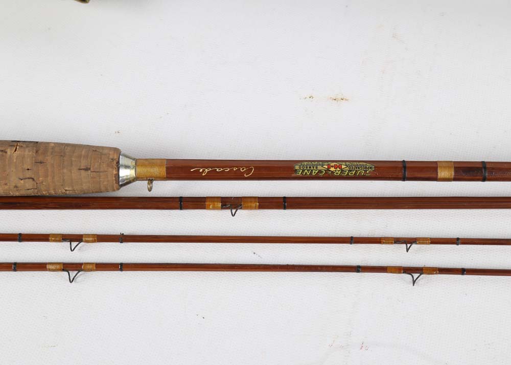 Vintage Horrocks-Ibbotson Cascade Four-Piece Super-Cane Bamboo Fly Rod