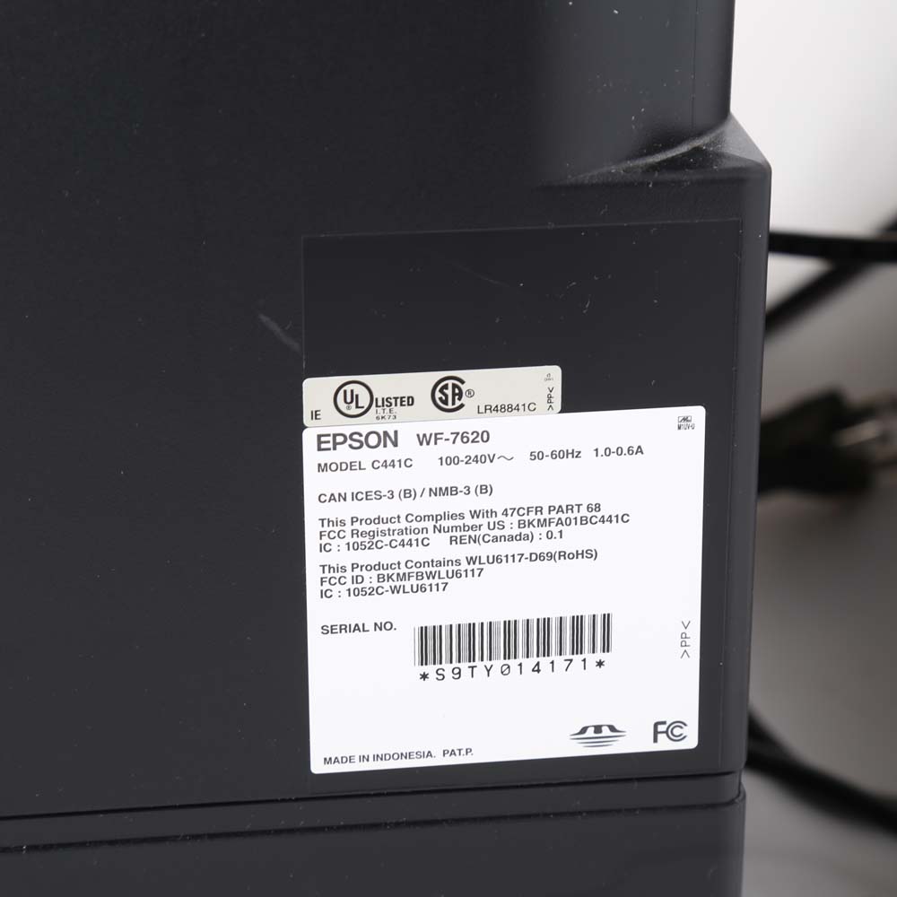 Epson Workforce WF-7620 All-In-One Printer