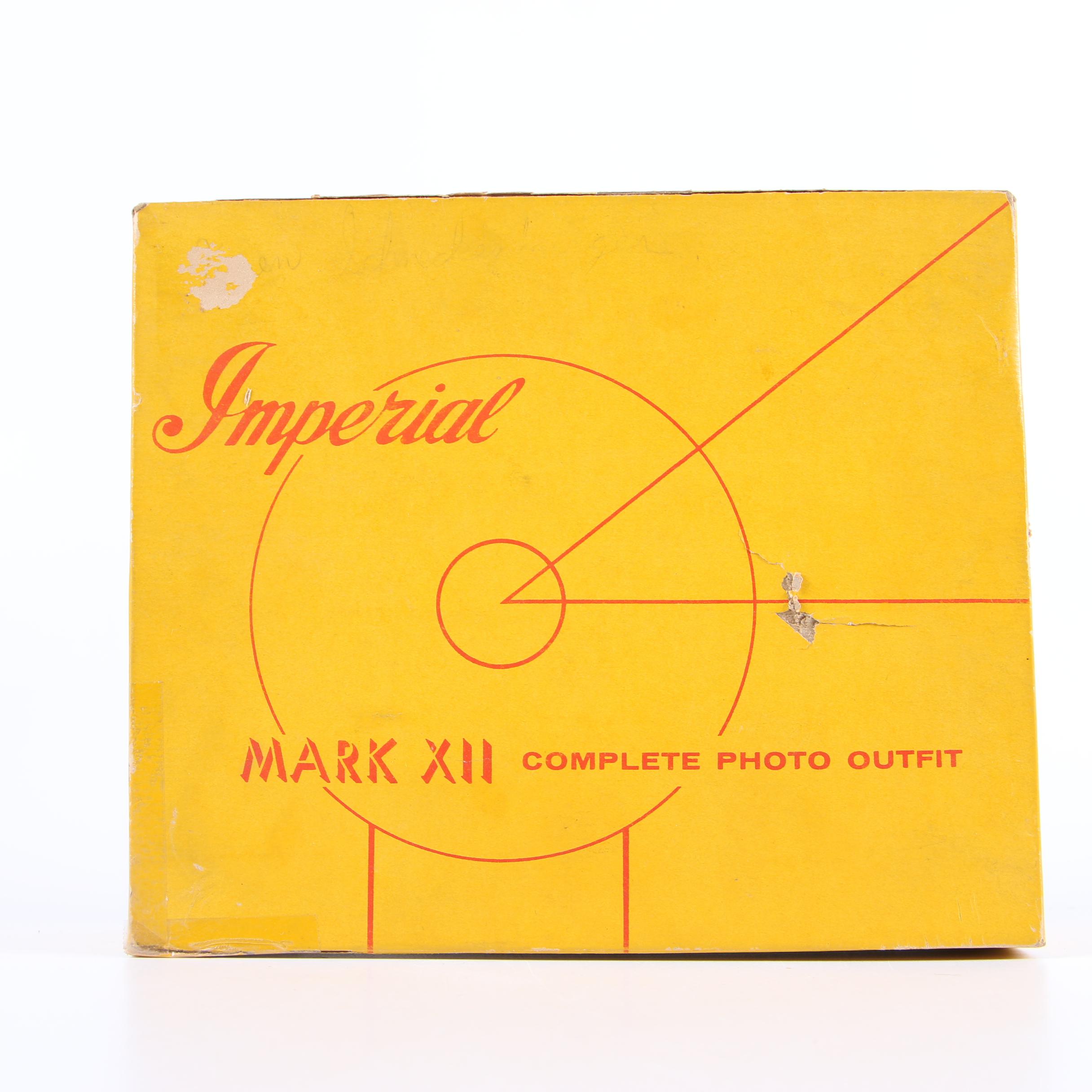 Vintage Nimslo 3D and Imperial Mark XII Flash Cameras