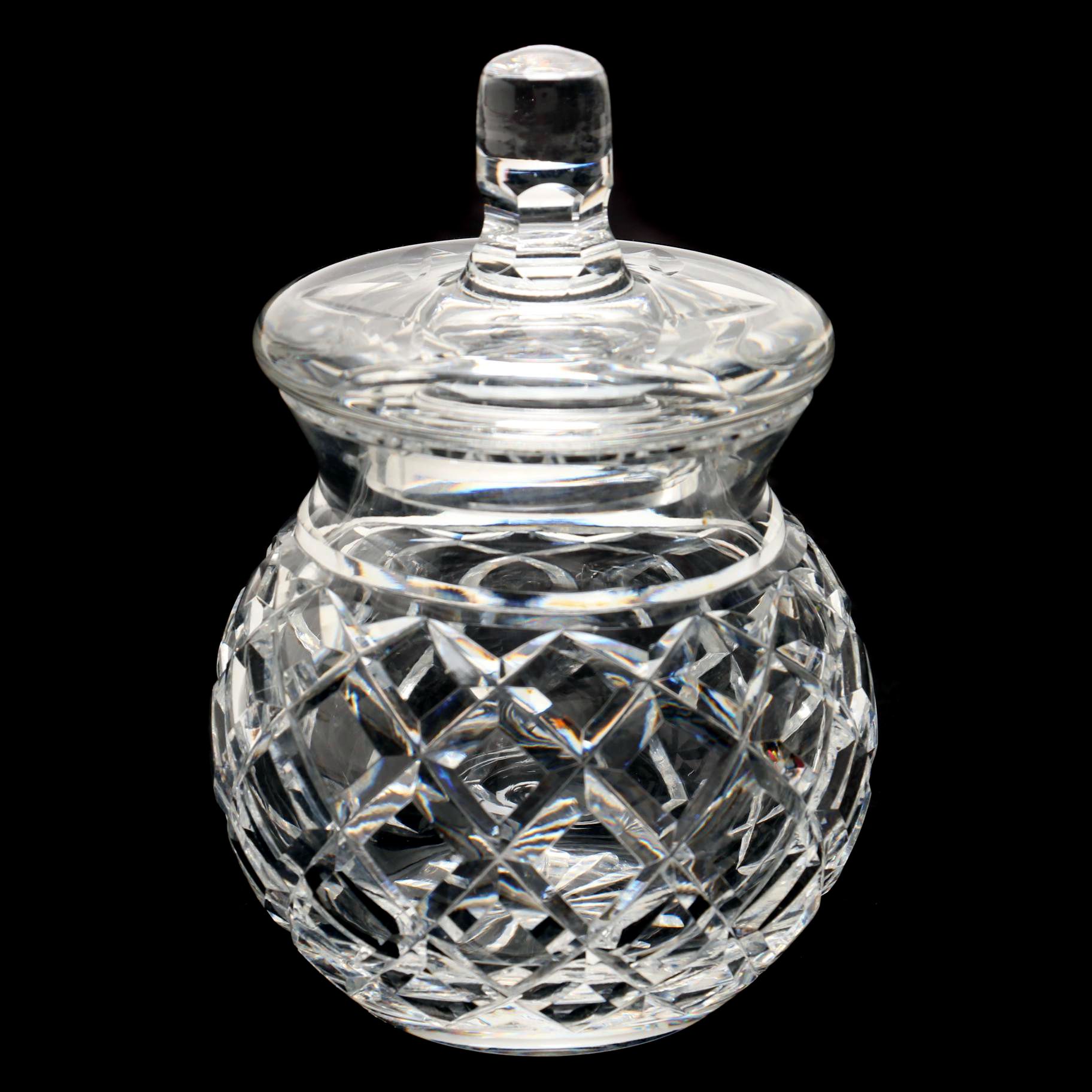 Waterford Crystal "Giftware" Honey Jar with Lid