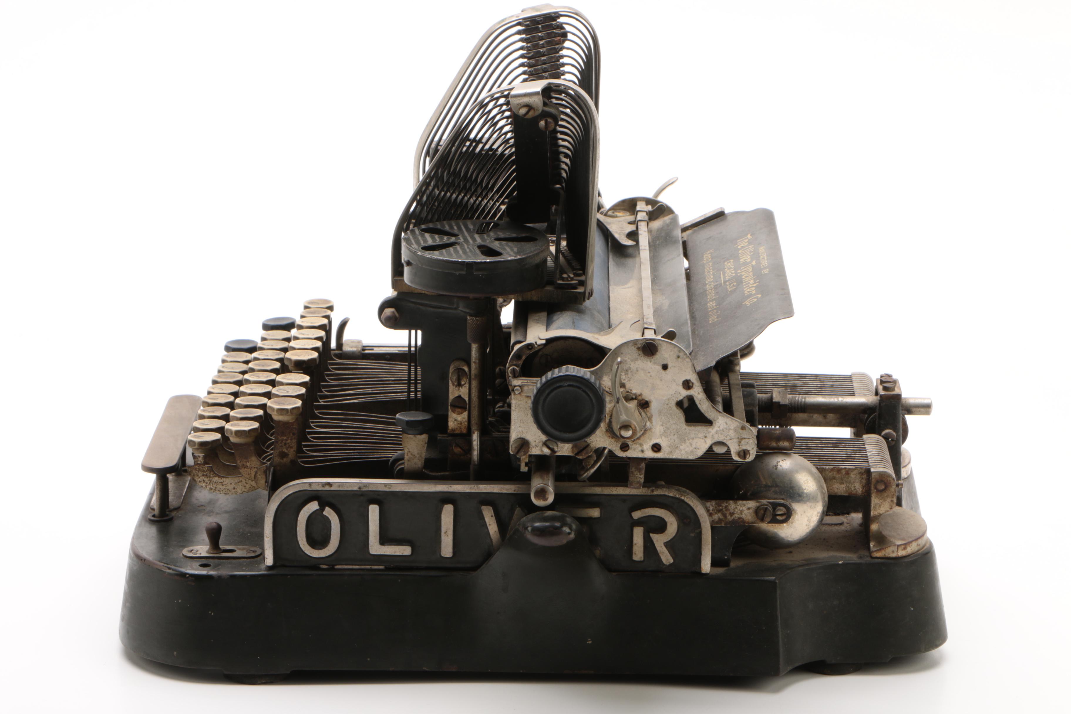 The Oliver No. 3 Standard Visible Typewriter, 1906