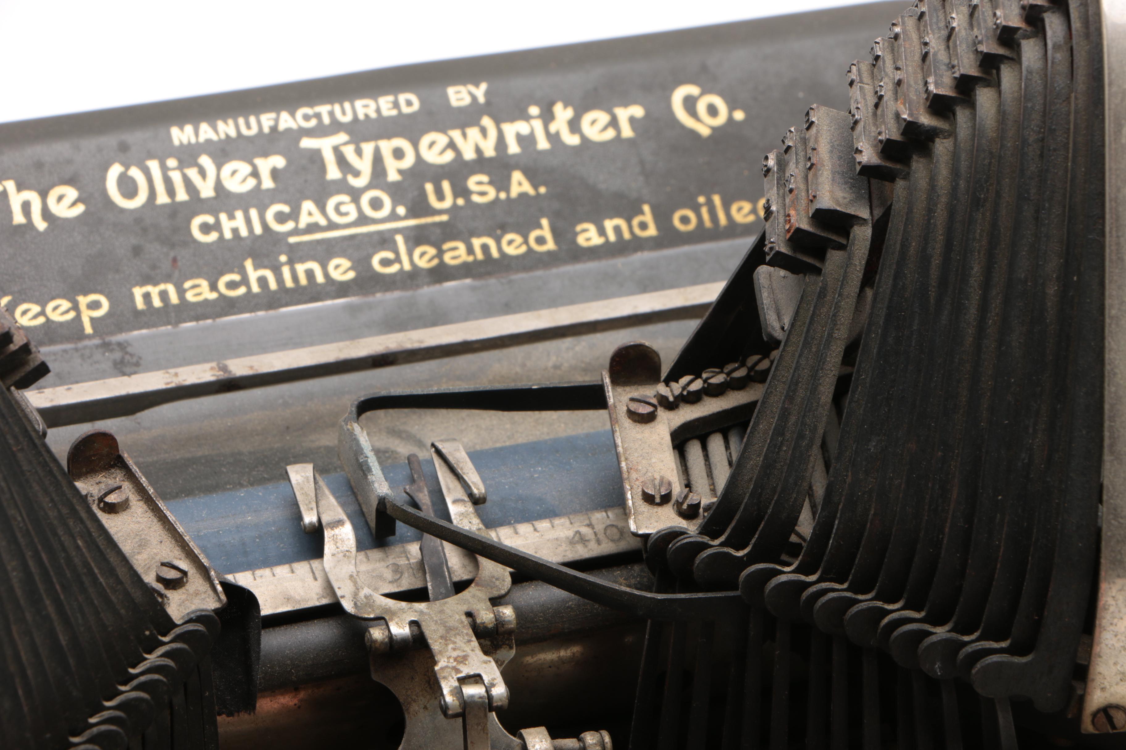 The Oliver No. 3 Standard Visible Typewriter, 1906