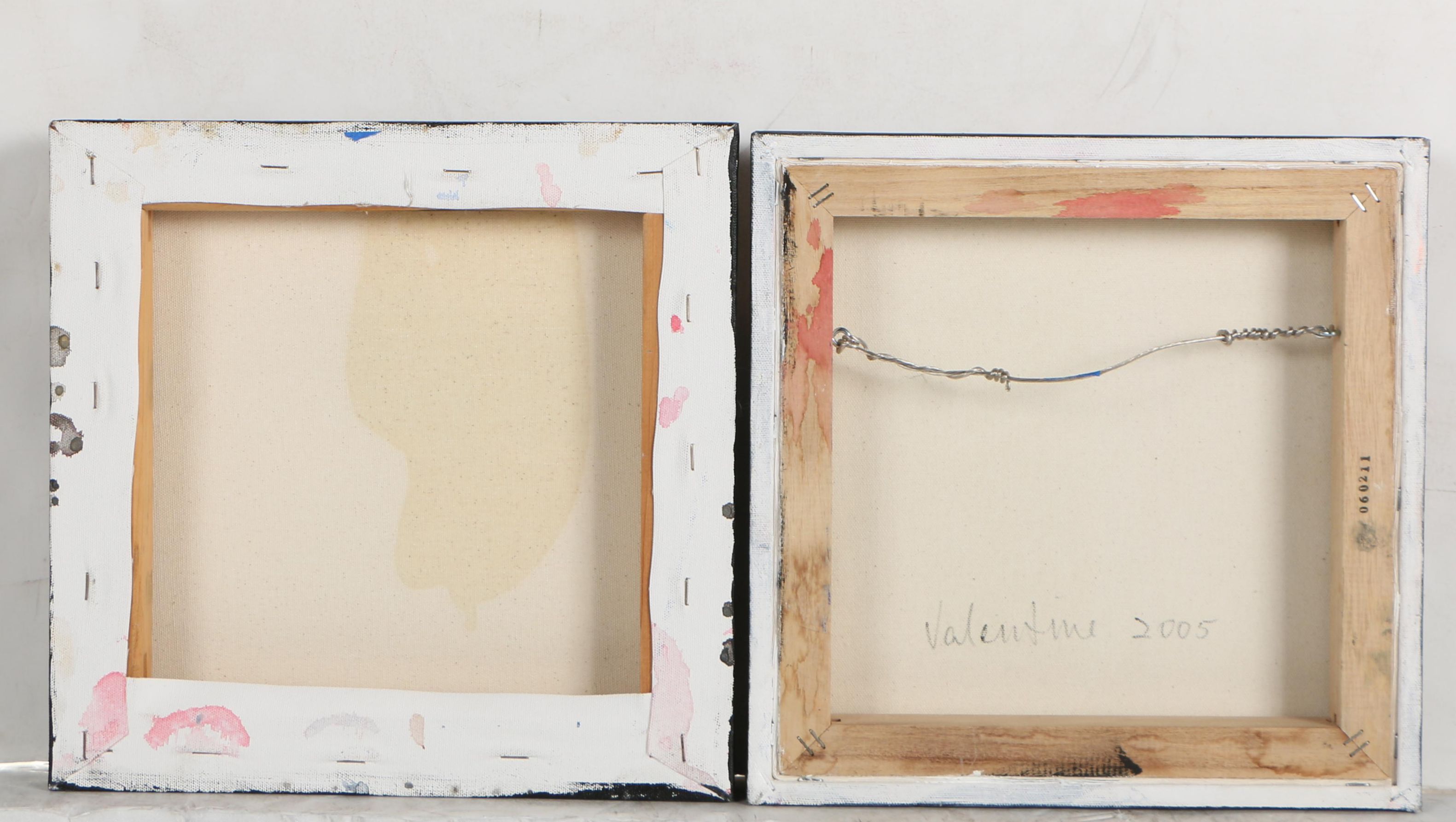 Valentine Szybko Mixed Media Paintings