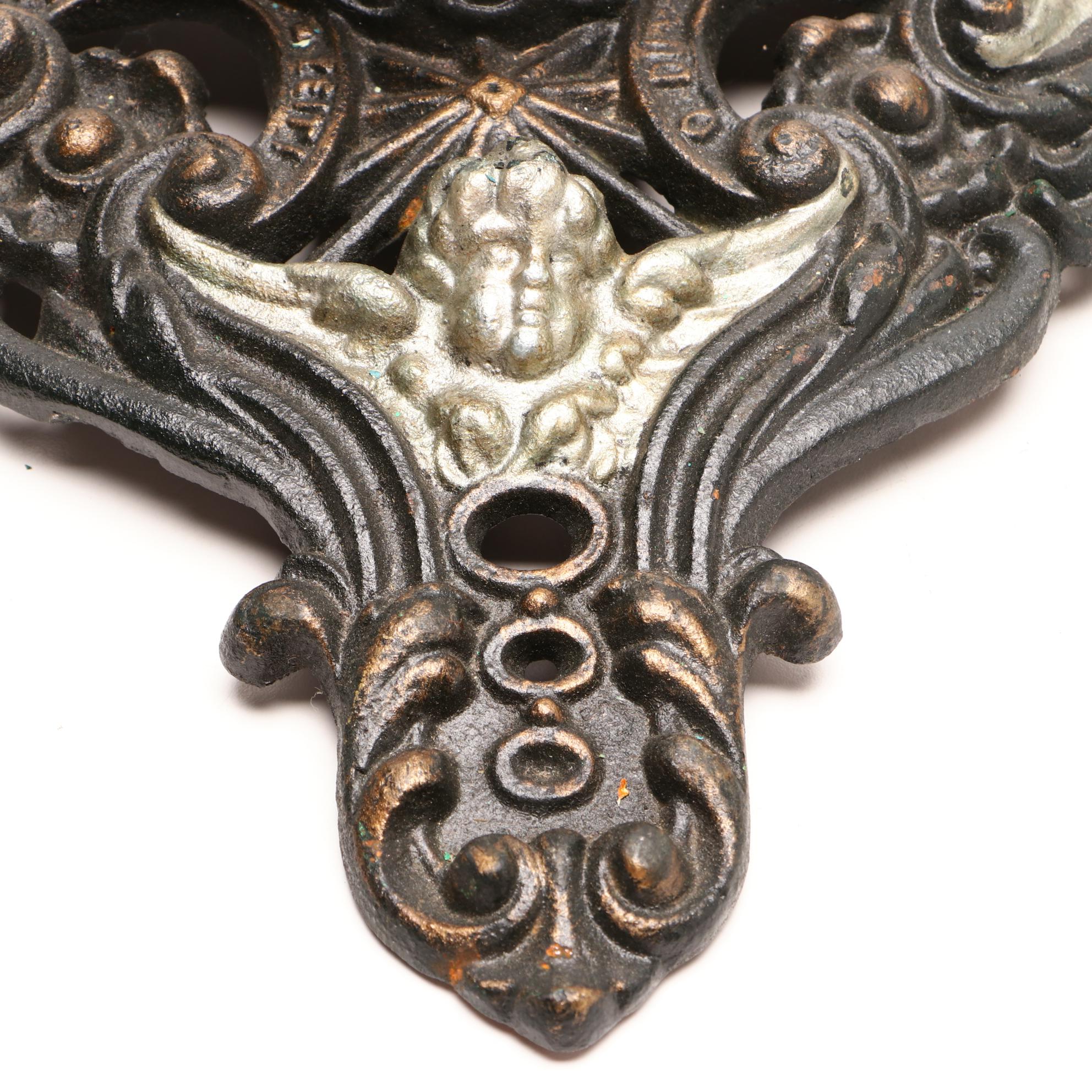 Cast Iron Christmas Tree Stand Attributed to Muster Schulz D.R.G.M, circa 1900