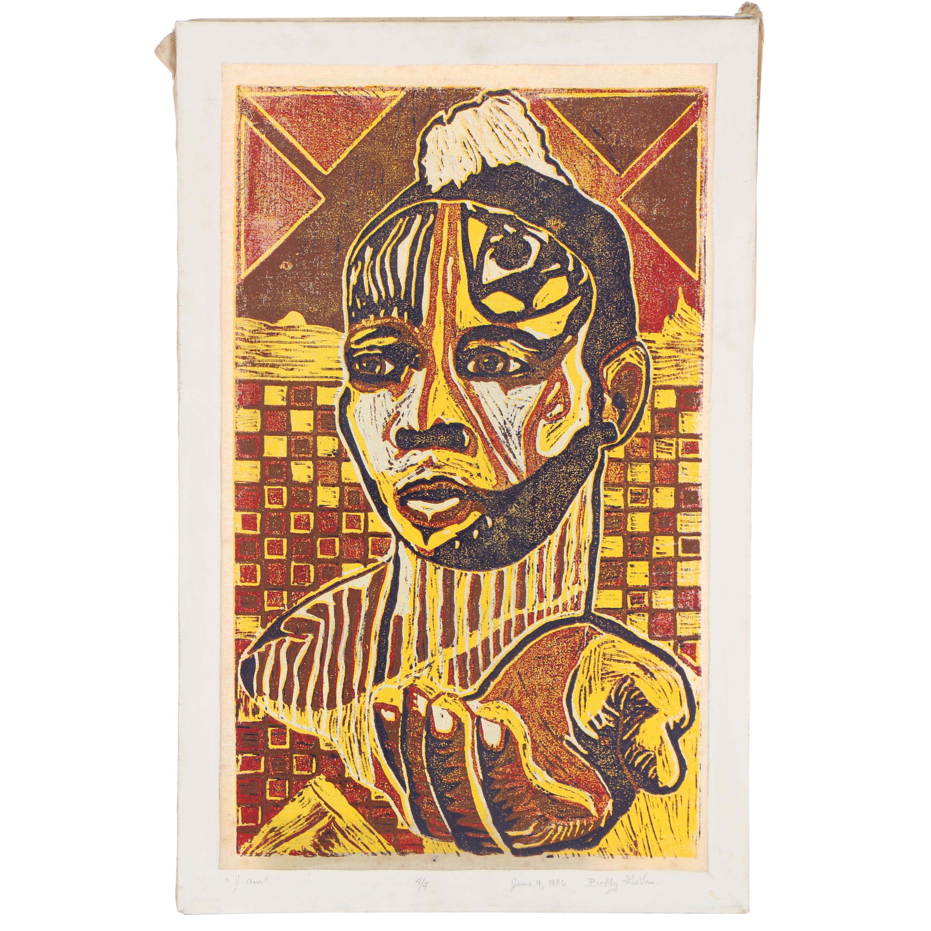 Bobby GoVan Serigraph "I am"