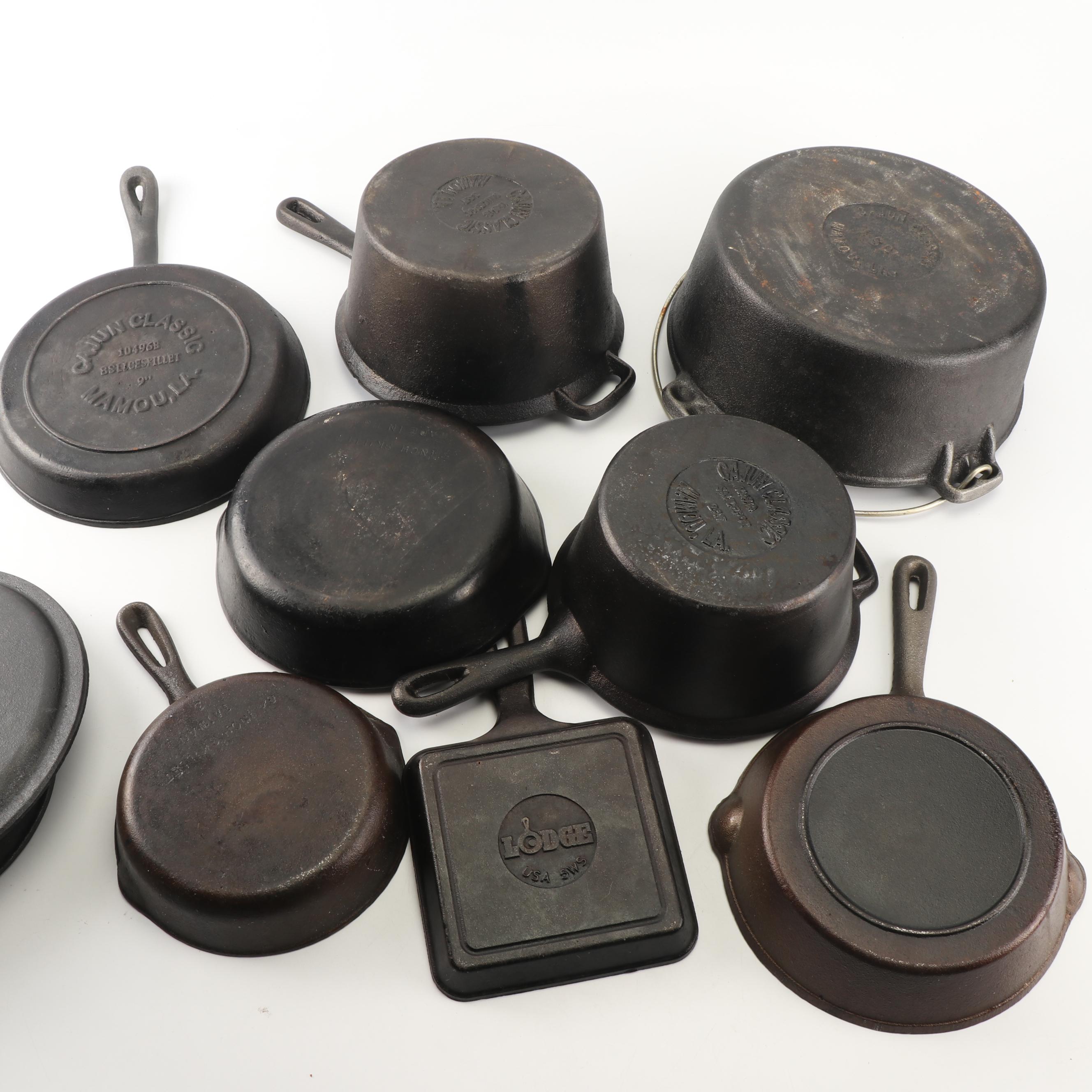 Cast Iron Cookware featuring Lodge and Cajun Classic